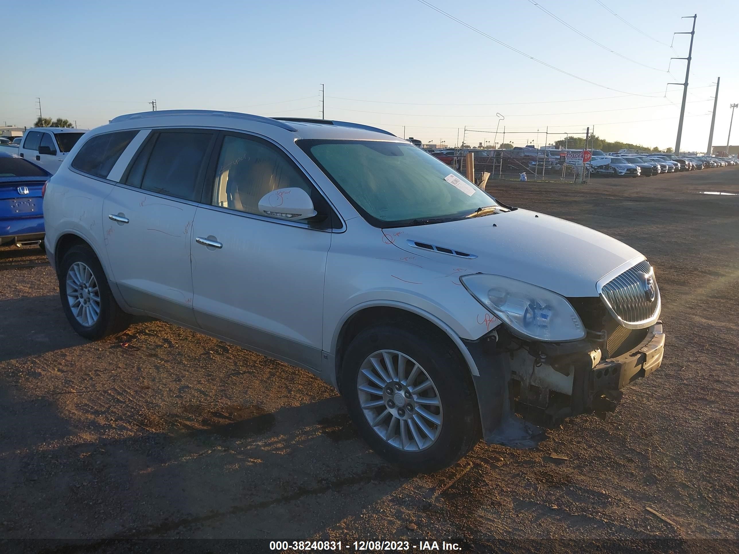 BUICK ENCLAVE 2009 5gaev23dx9j126523