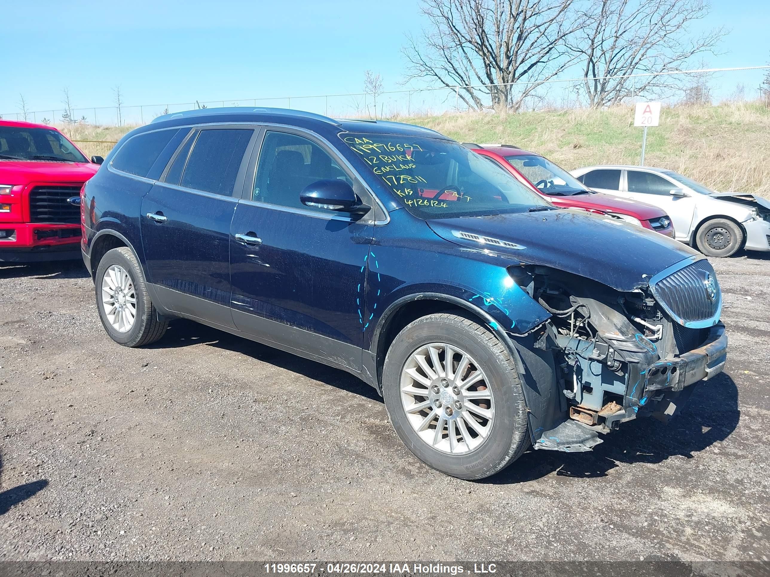 BUICK ENCLAVE 2012 5gakrced1cj172811