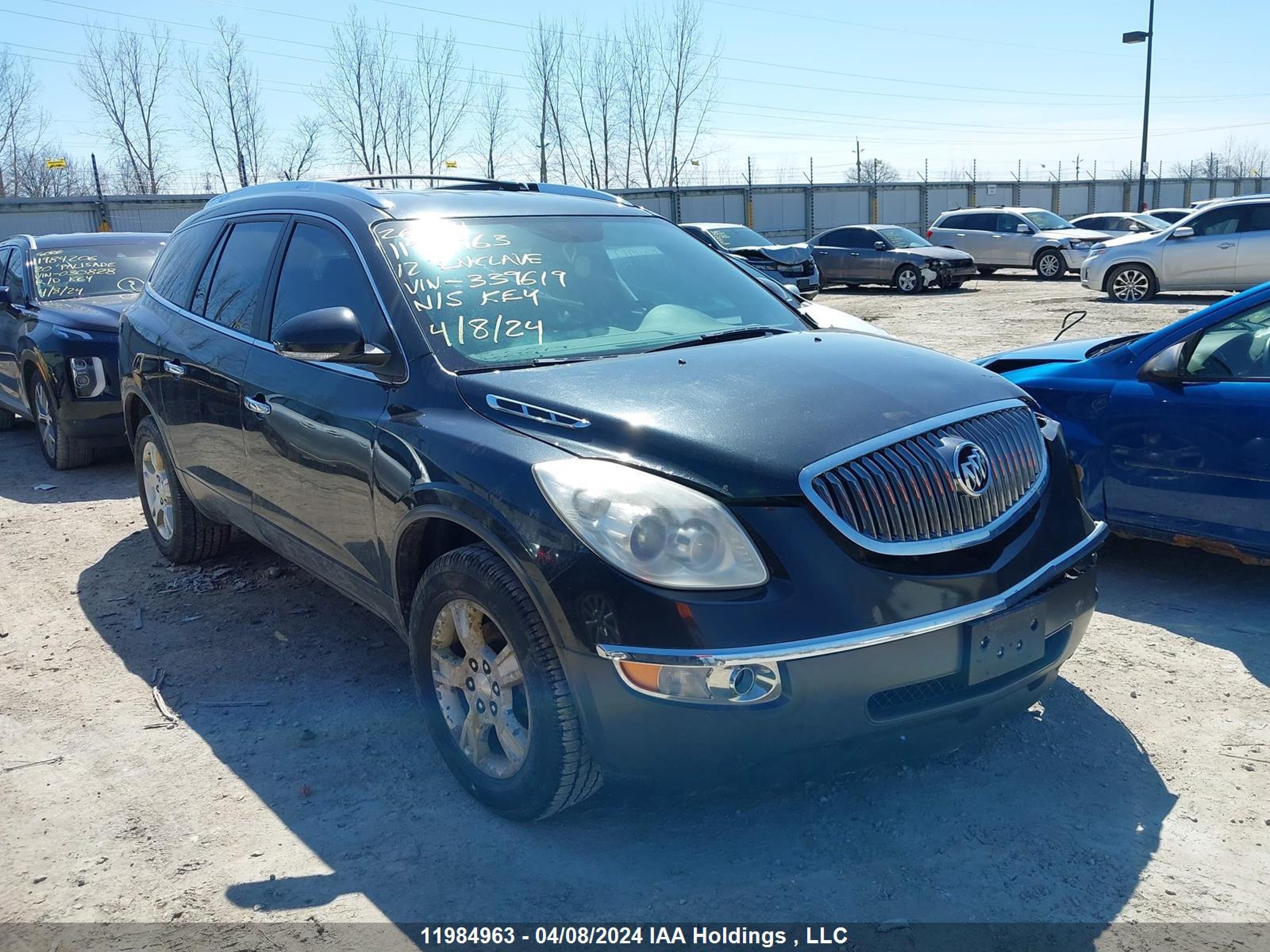 BUICK ENCLAVE 2012 5gakvaed1cj339619