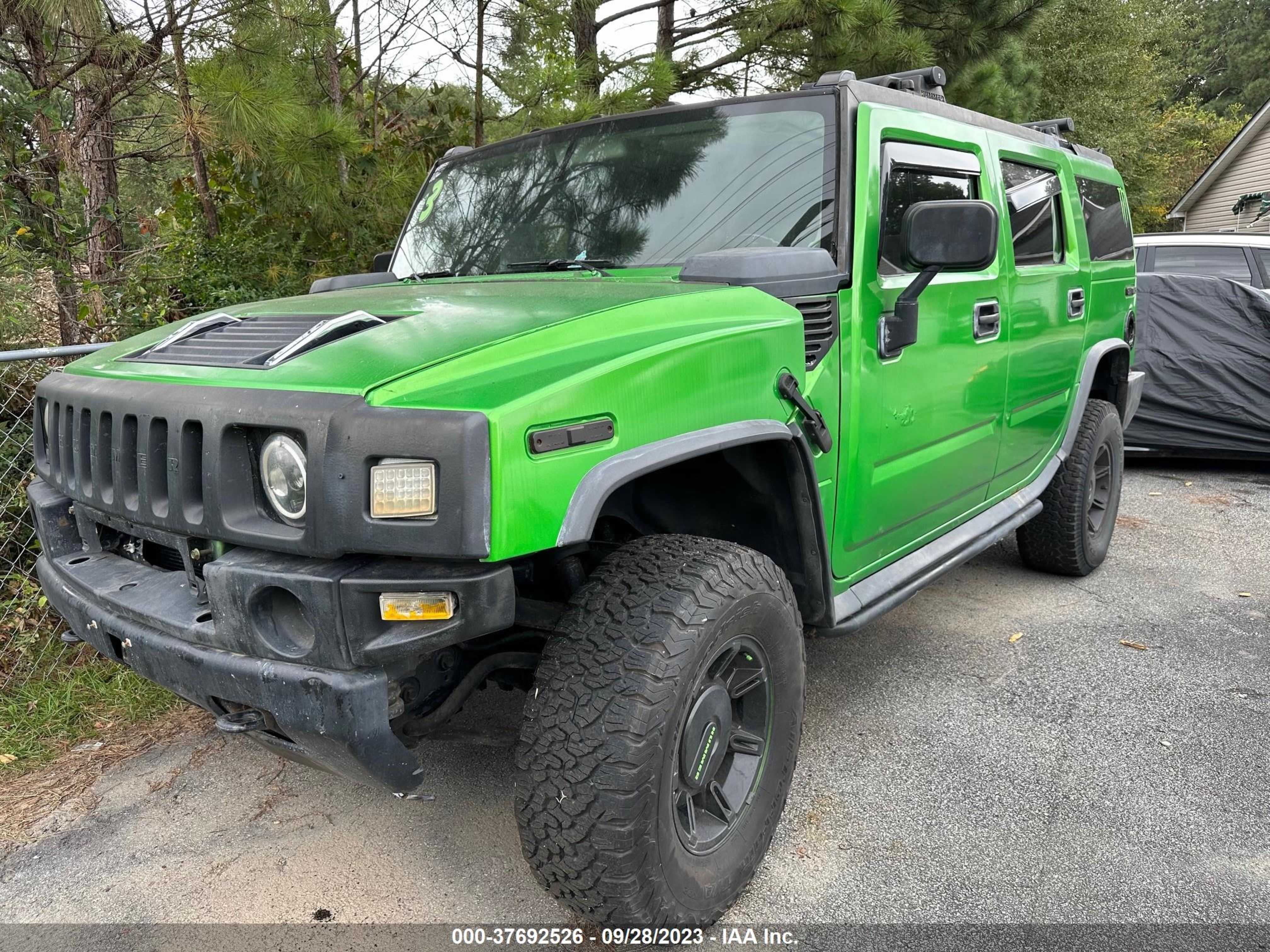 HUMMER H2 2003 5grgn23ux3h100086