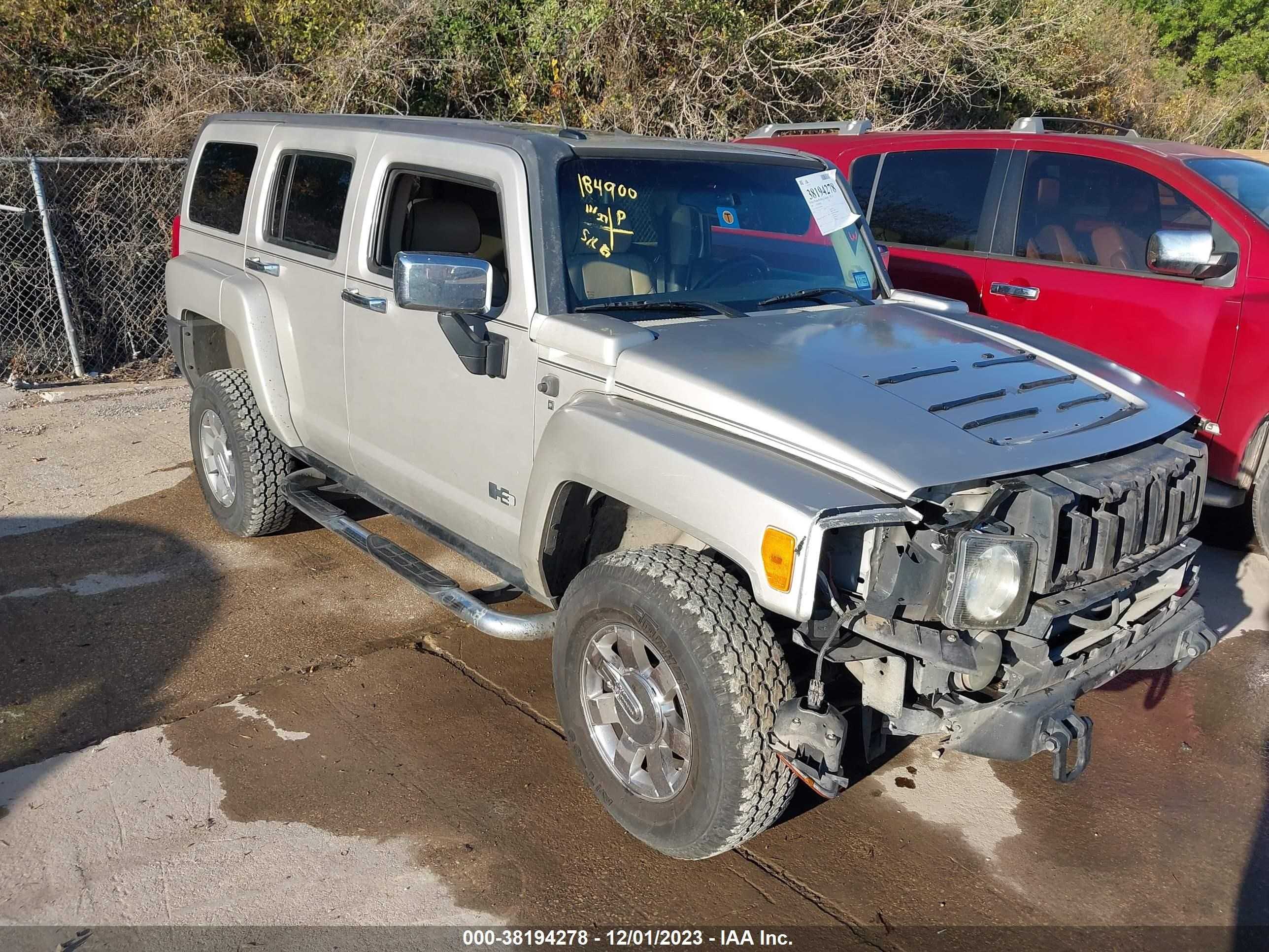 HUMMER H3 2007 5gtdn13e478184900