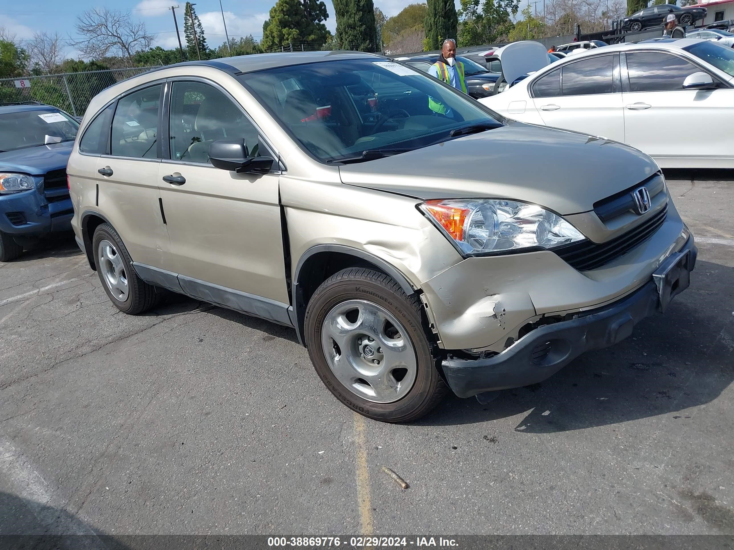 HONDA CR-V 2009 5j6re38369l016539