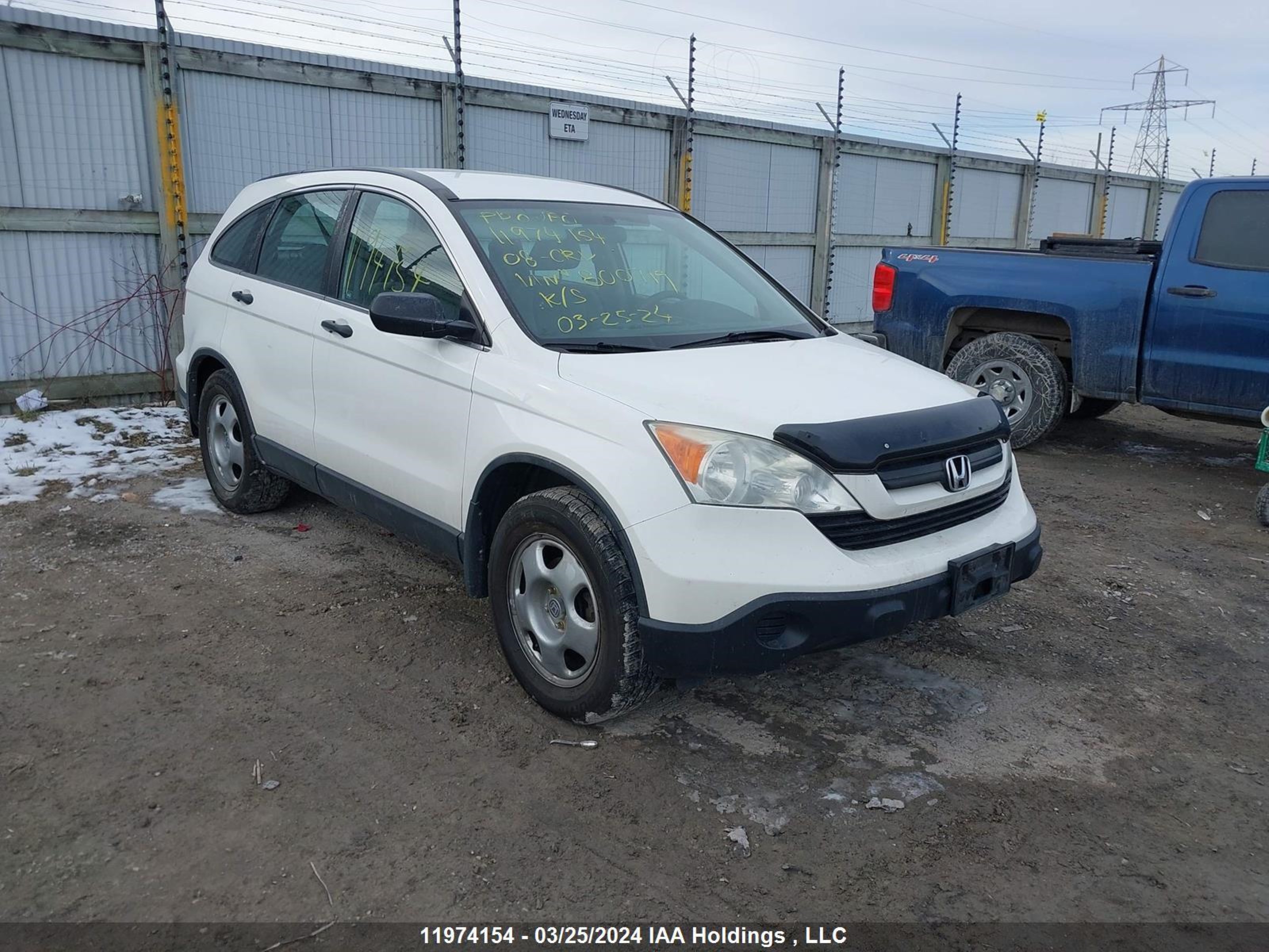 HONDA CR-V 2008 5j6re38388l800719