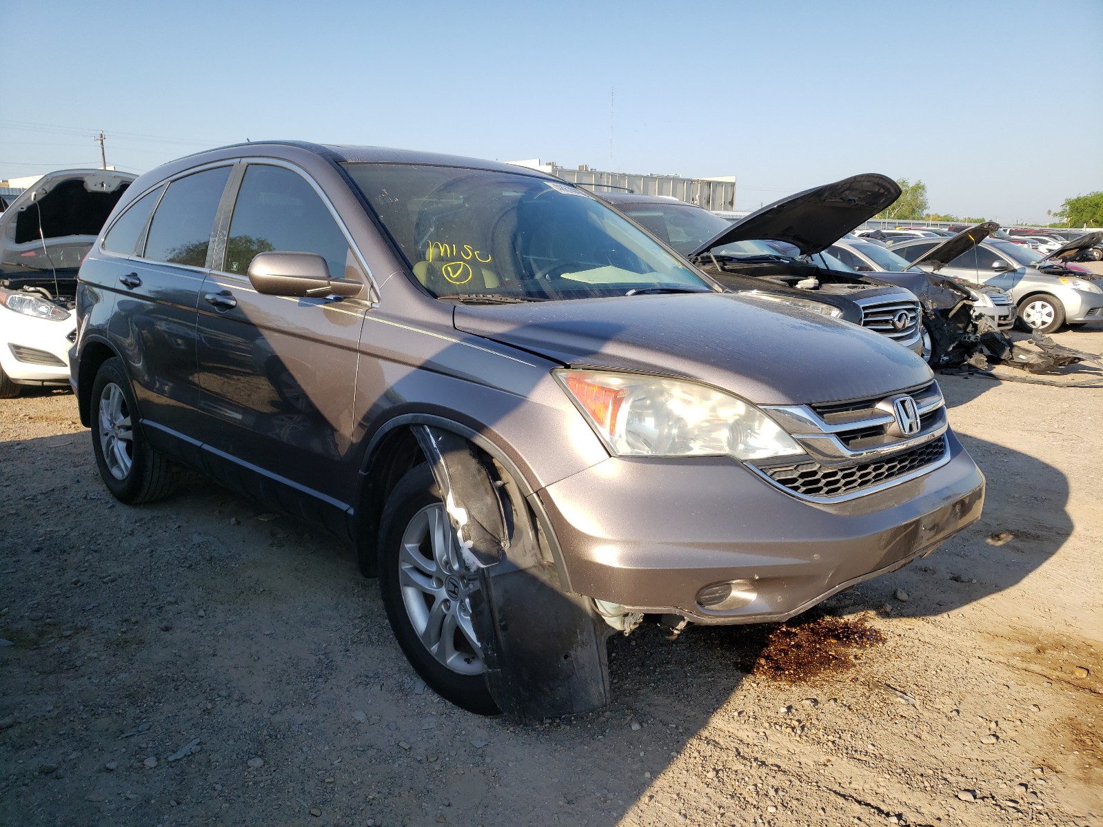 HONDA CR-V EXL 2011 5j6re3h71bl016229