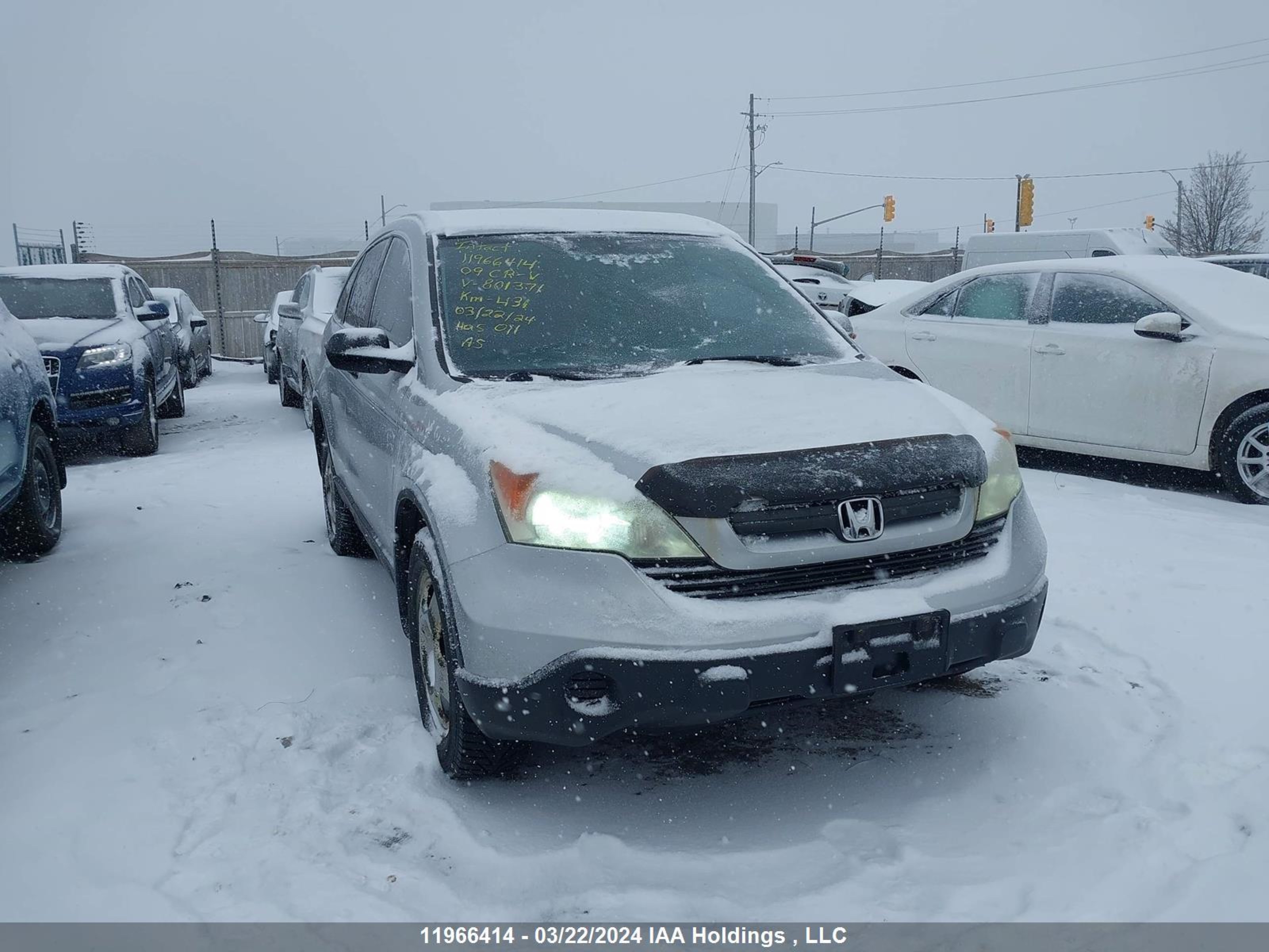 HONDA CR-V 2009 5j6re48309l801371