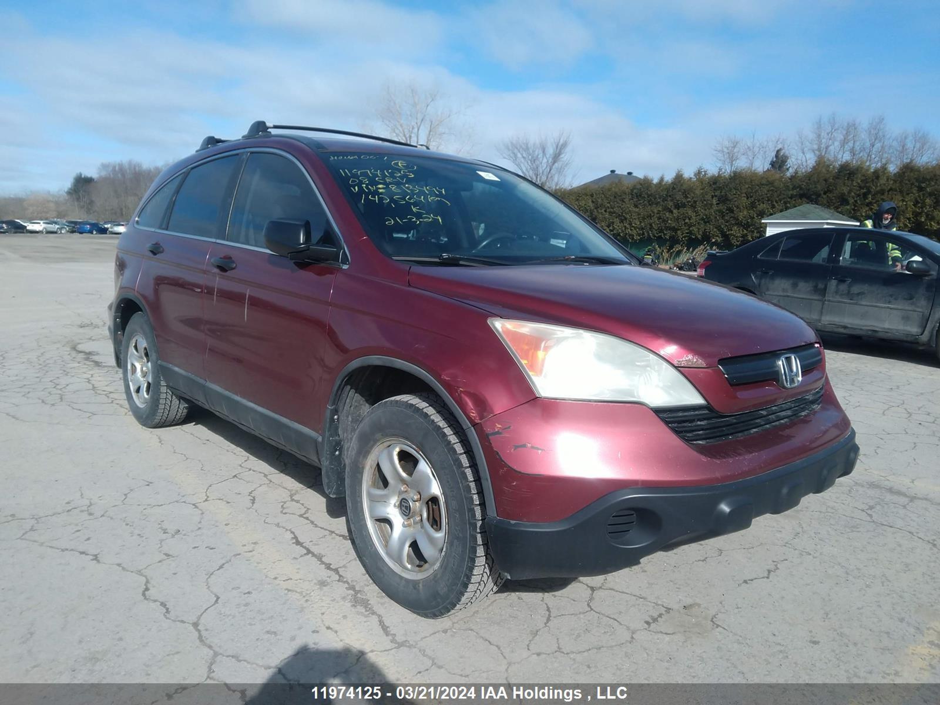 HONDA CR-V 2008 5j6re48318l813494