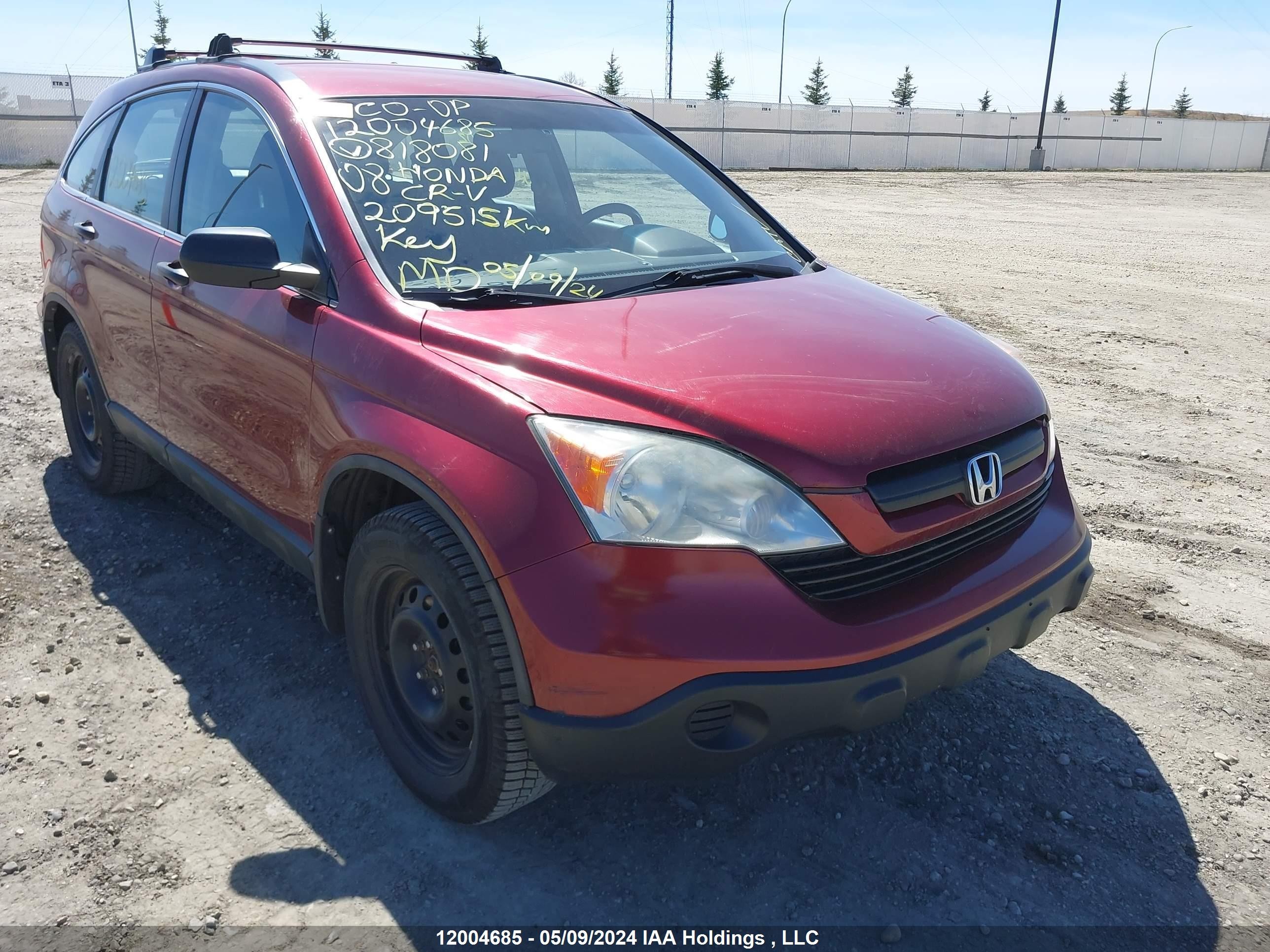 HONDA CR-V 2008 5j6re48318l818081