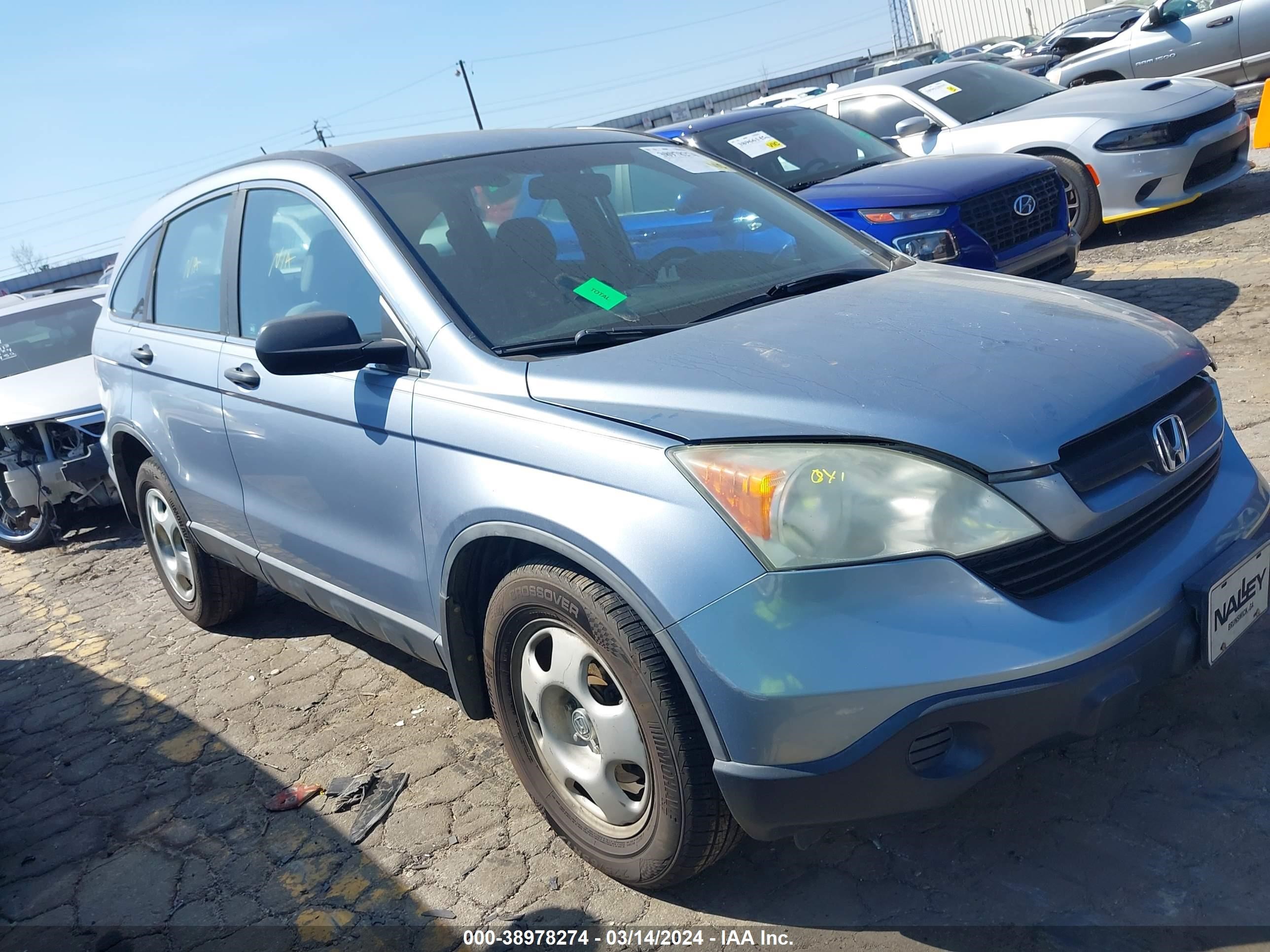 HONDA CR-V 2007 5j6re48327l018839