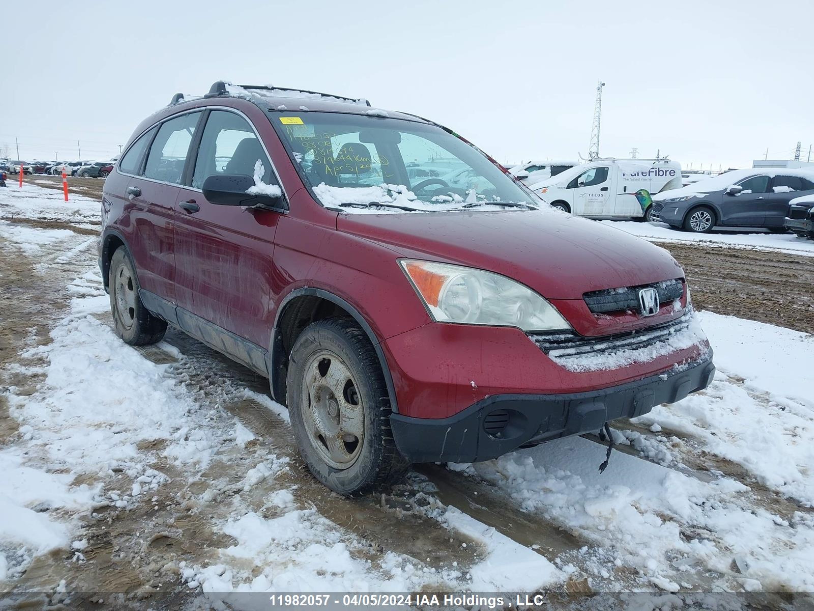 HONDA CR-V 2008 5j6re48338l814694