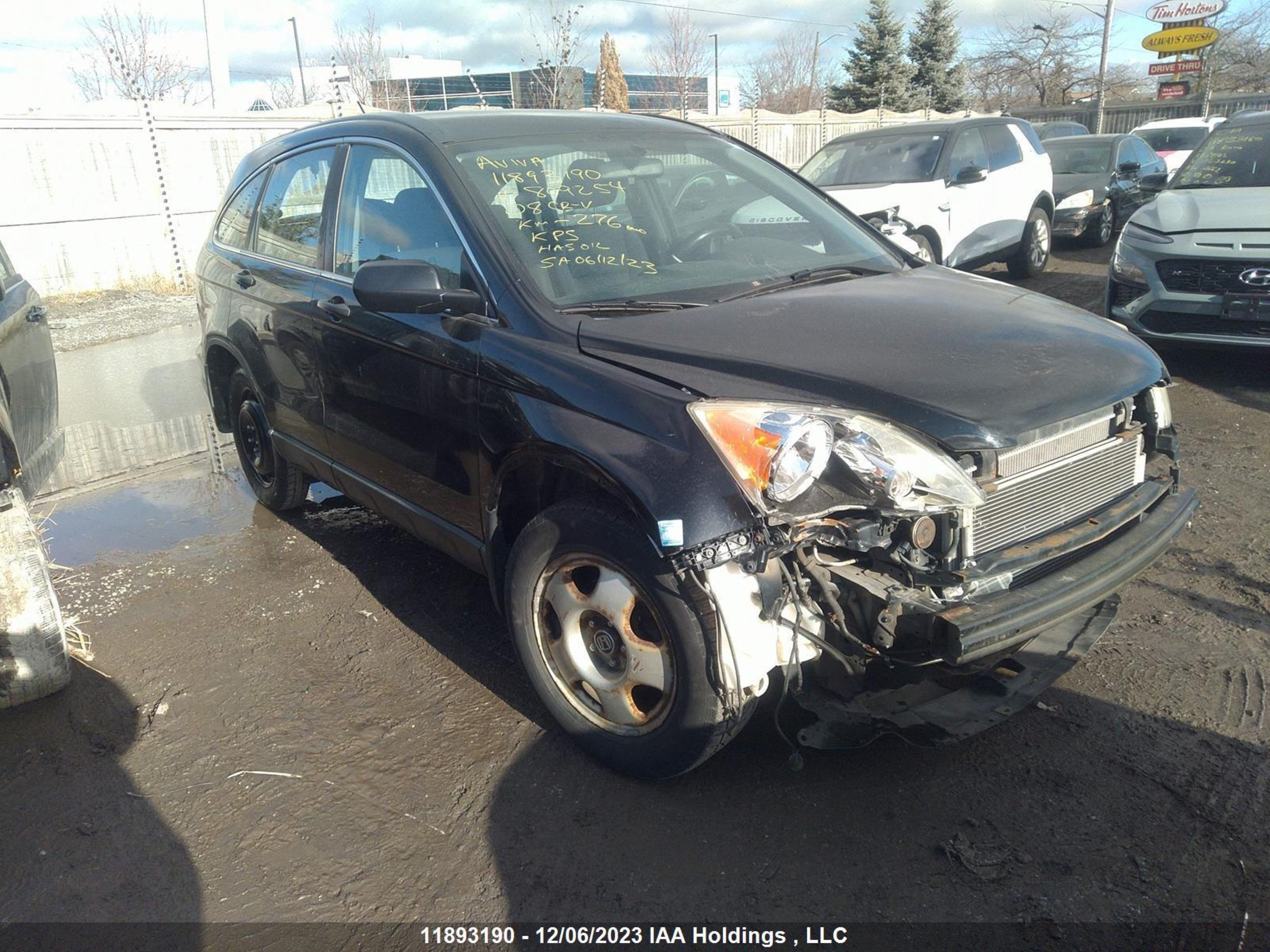 HONDA CR-V 2008 5j6re48358l809254