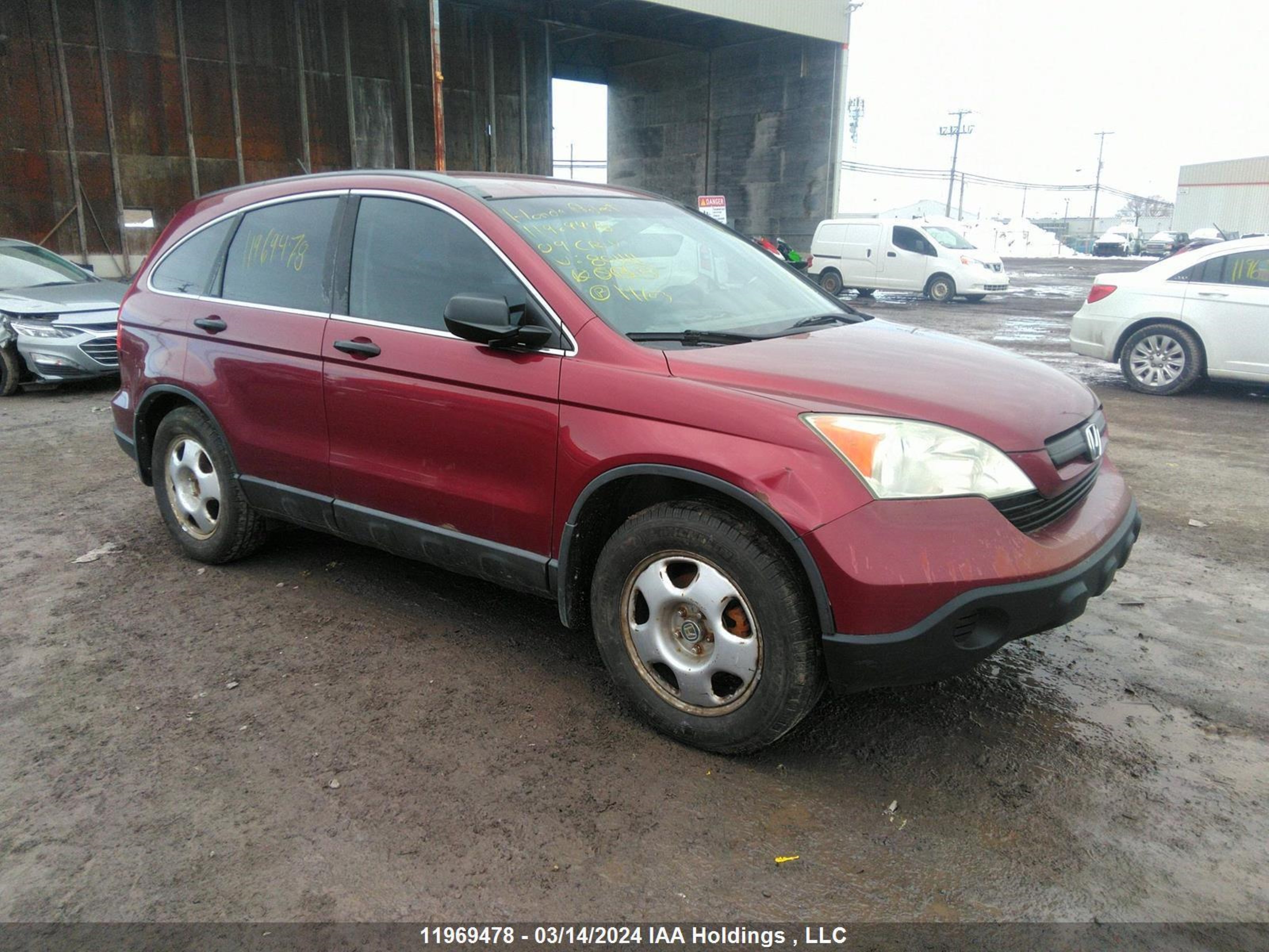 HONDA CR-V 2009 5j6re48379l801111