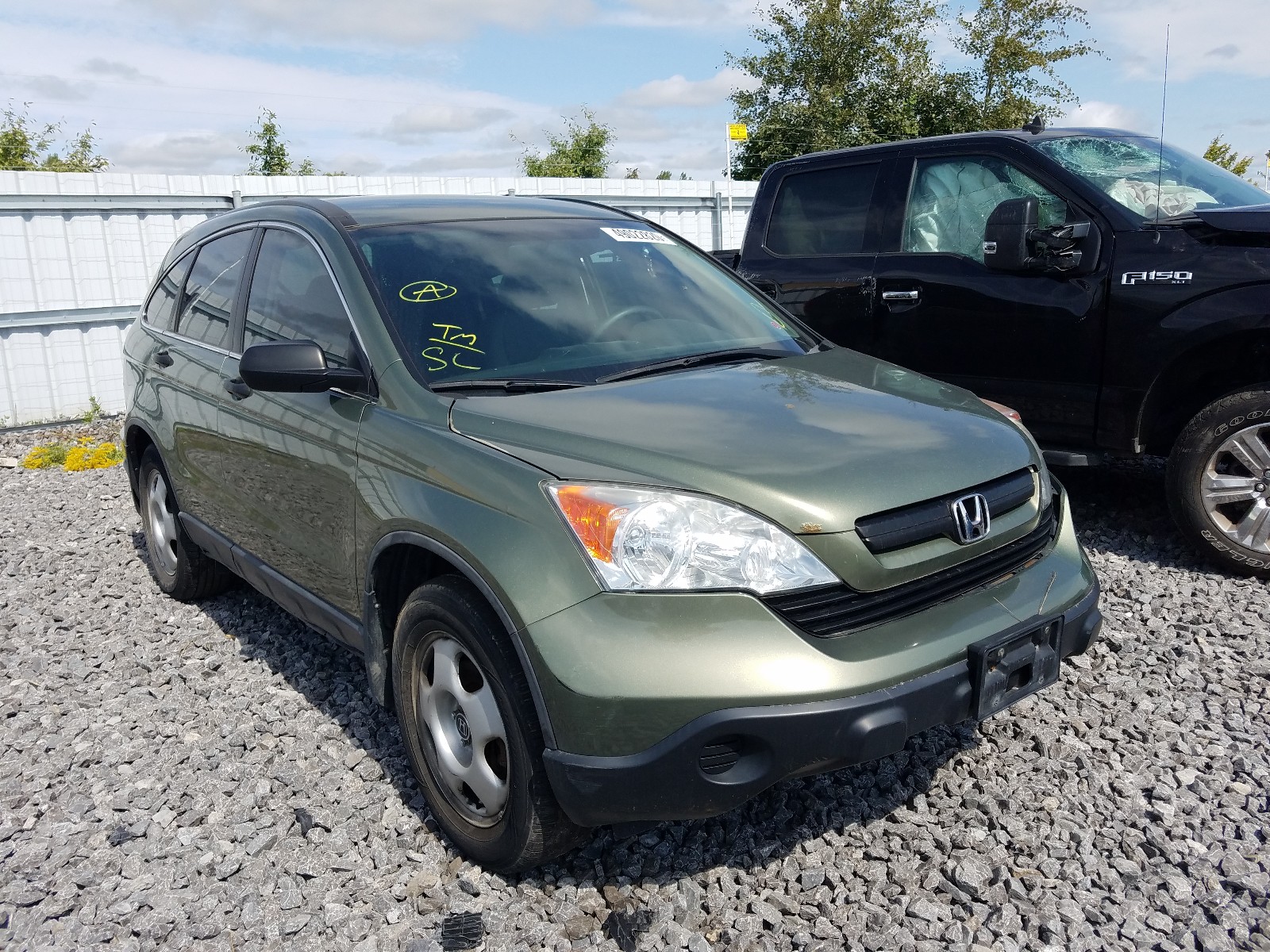 HONDA CR-V LX 2009 5j6re48399l804379