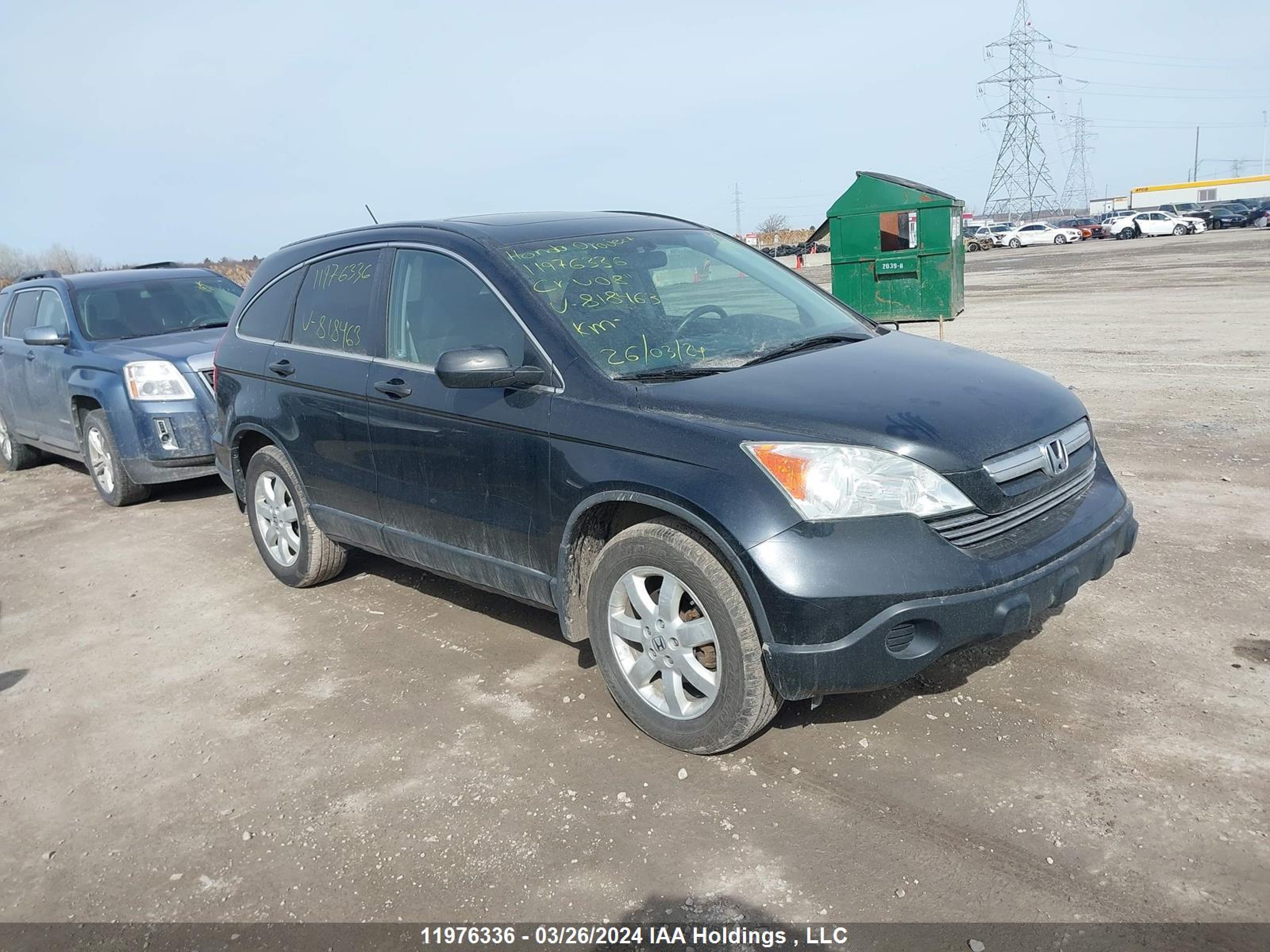 HONDA CR-V 2008 5j6re48528l818463