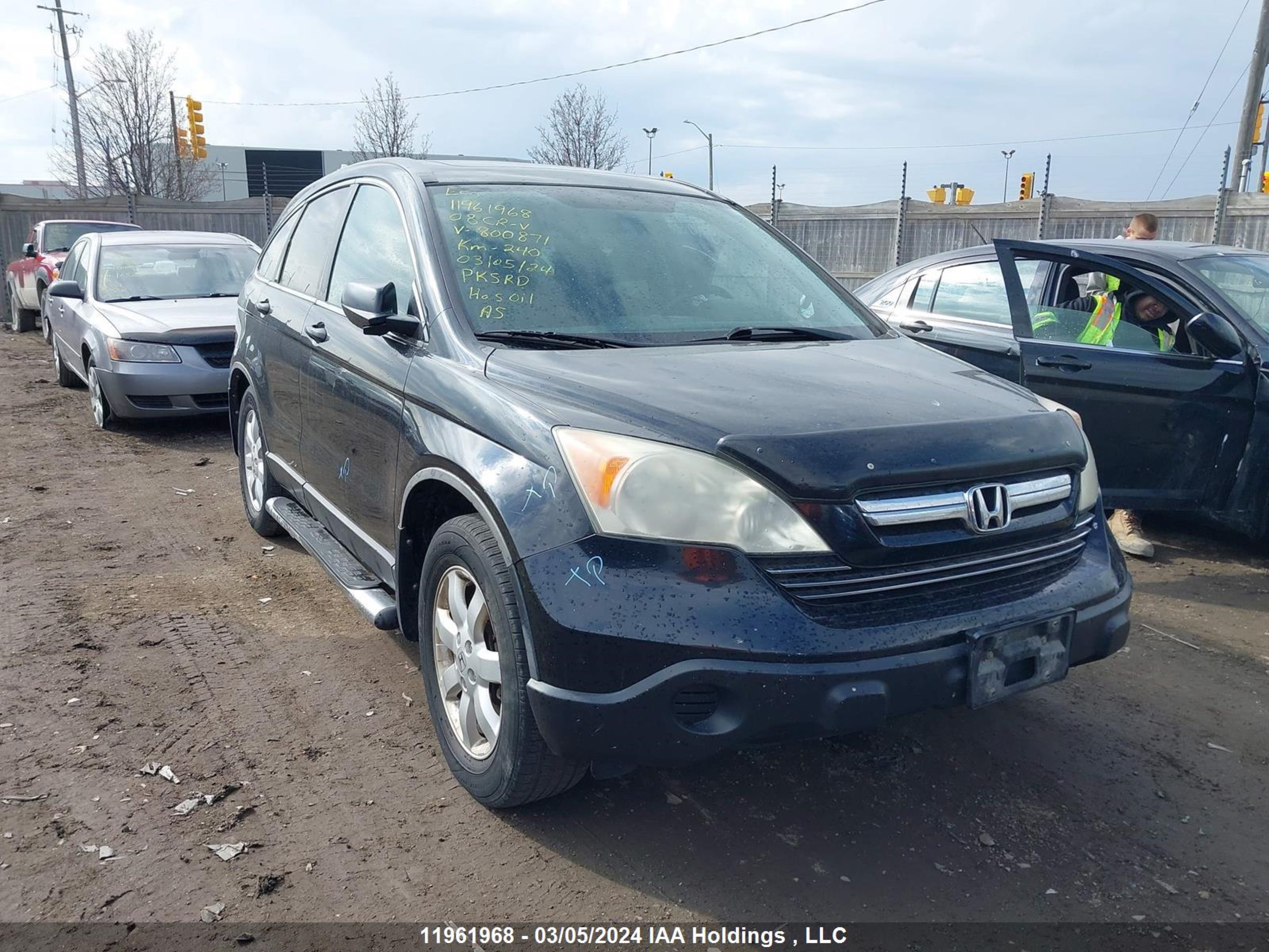 HONDA CR-V 2008 5j6re48548l800871