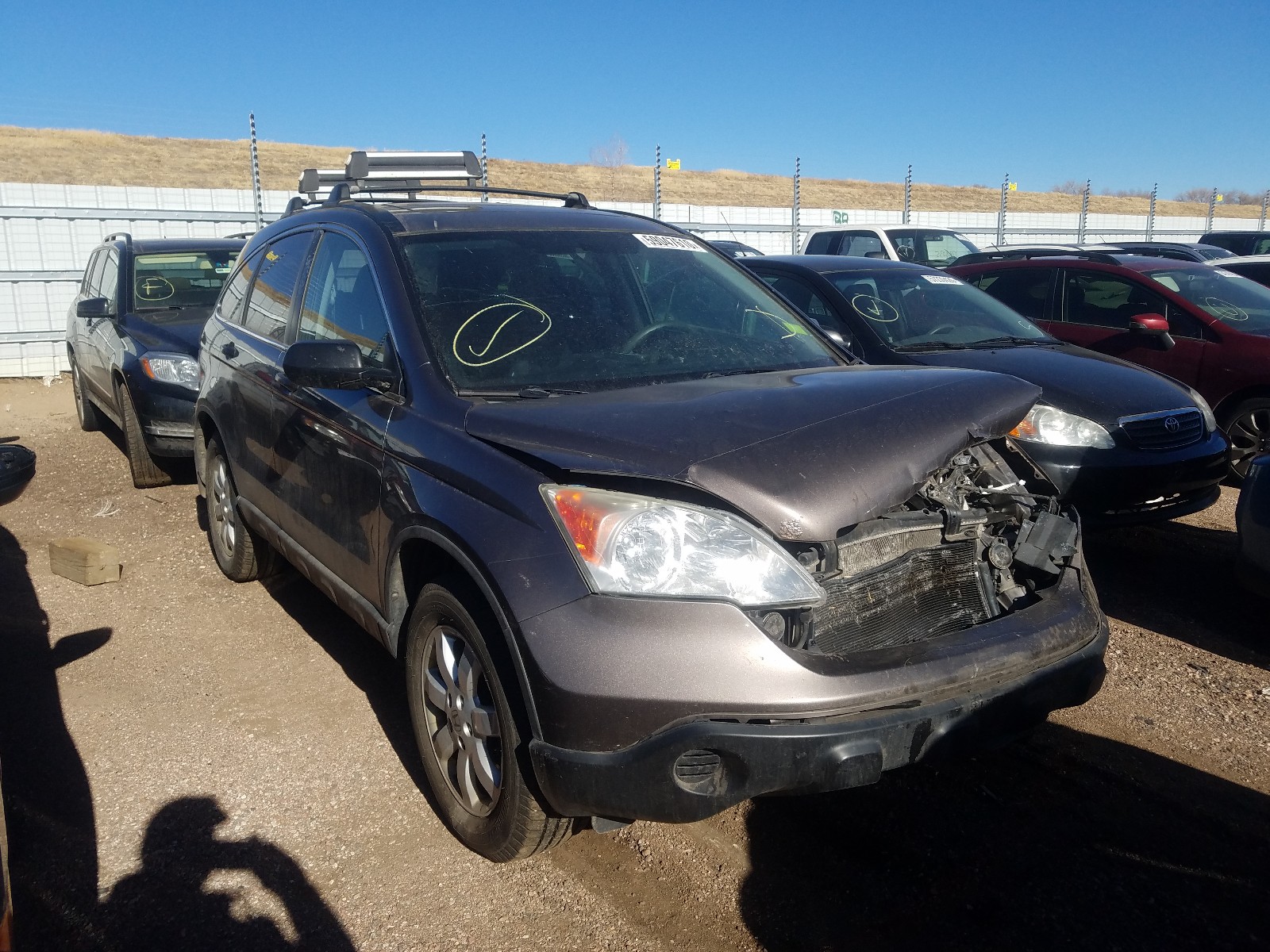 HONDA CR-V EX 2009 5j6re48559l014384