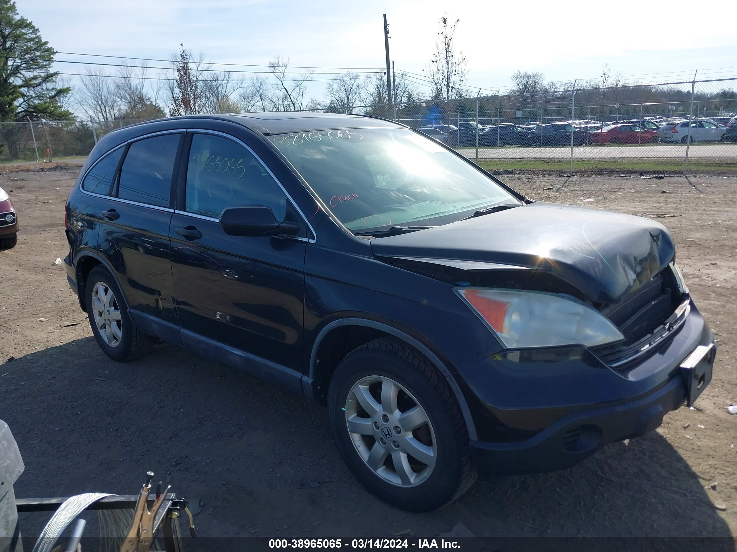 HONDA CR-V 2009 5j6re48559l019231