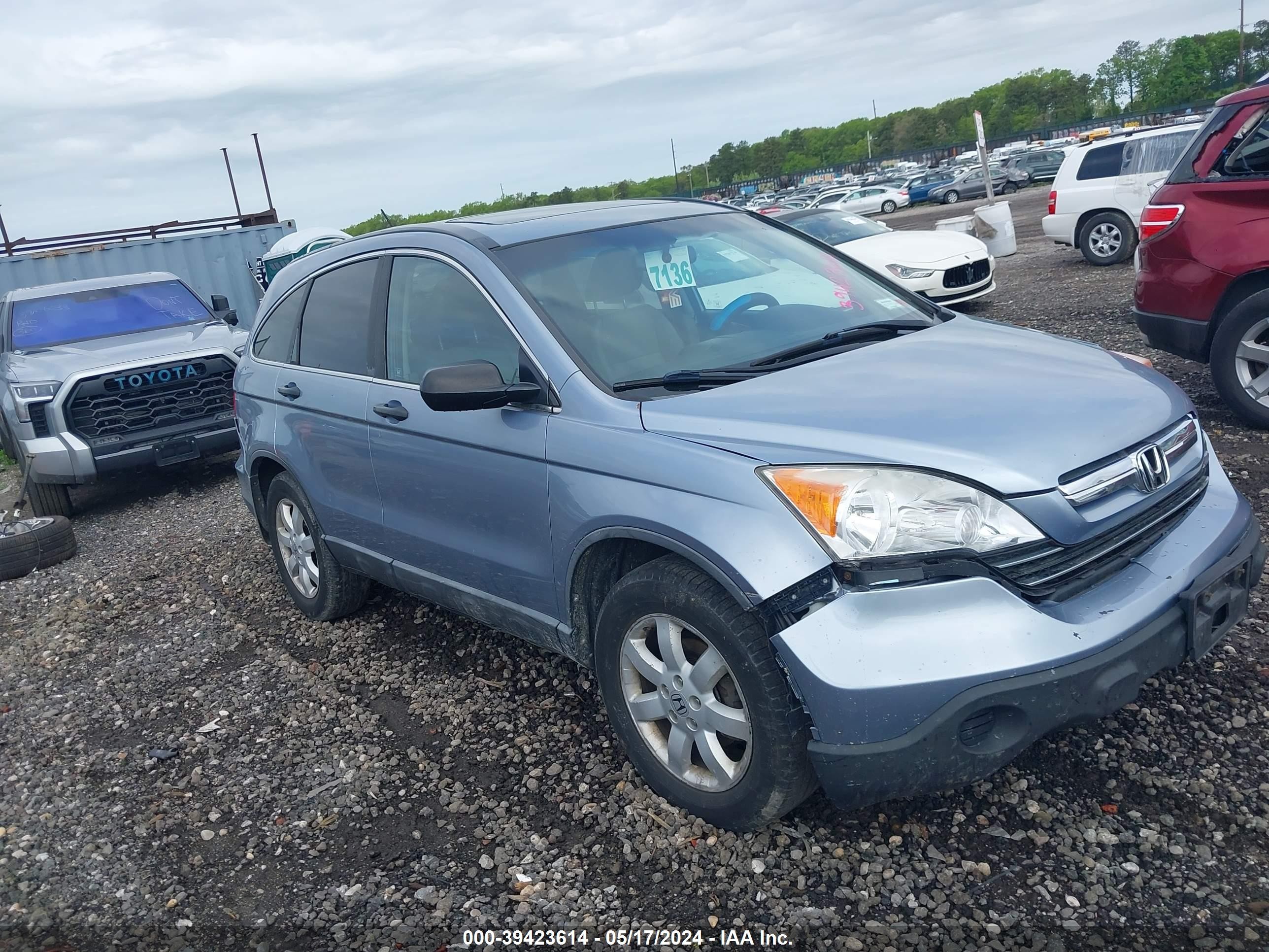 HONDA CR-V 2009 5j6re48569l060595