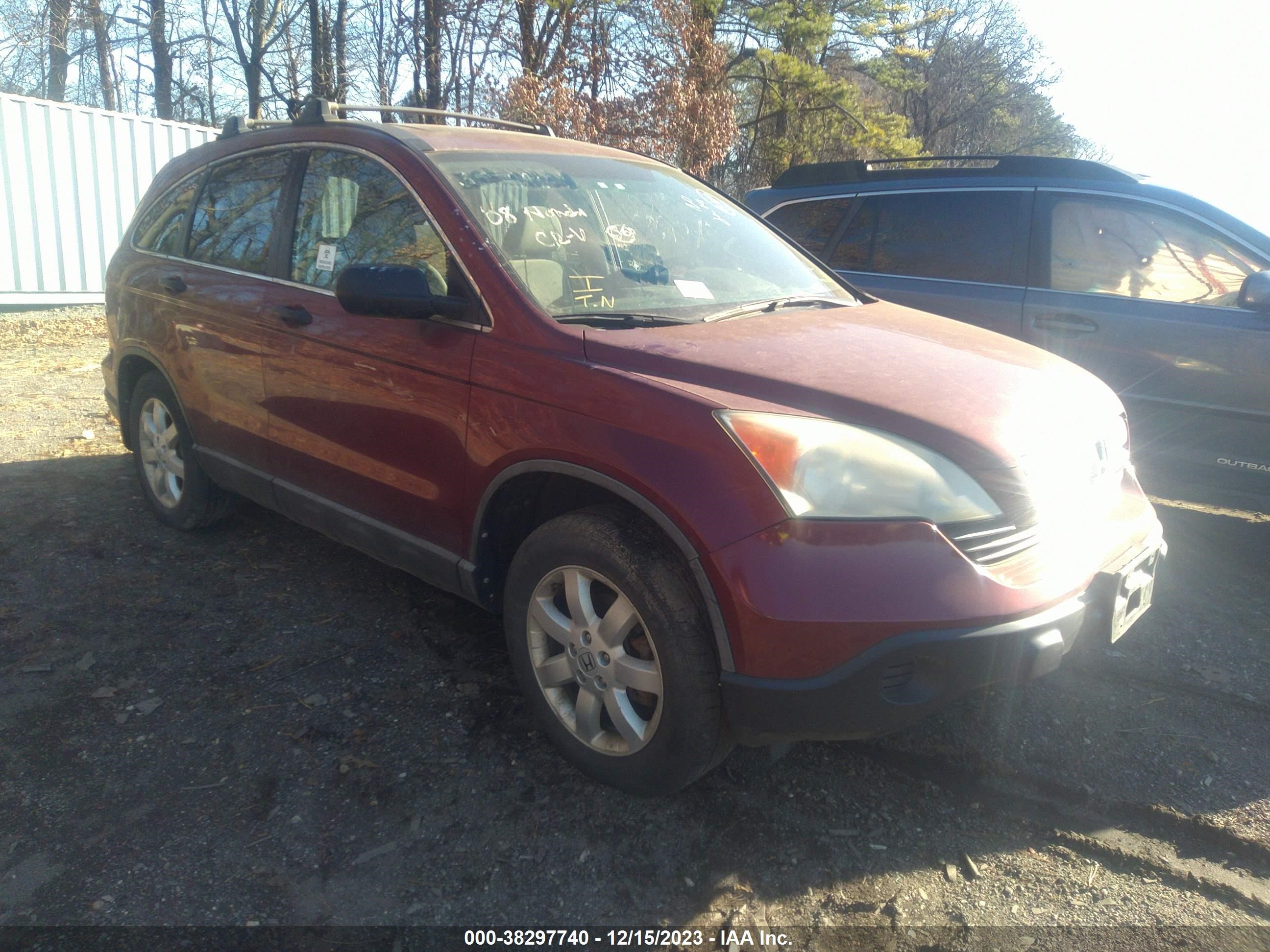 HONDA CR-V 2008 5j6re48578l012621