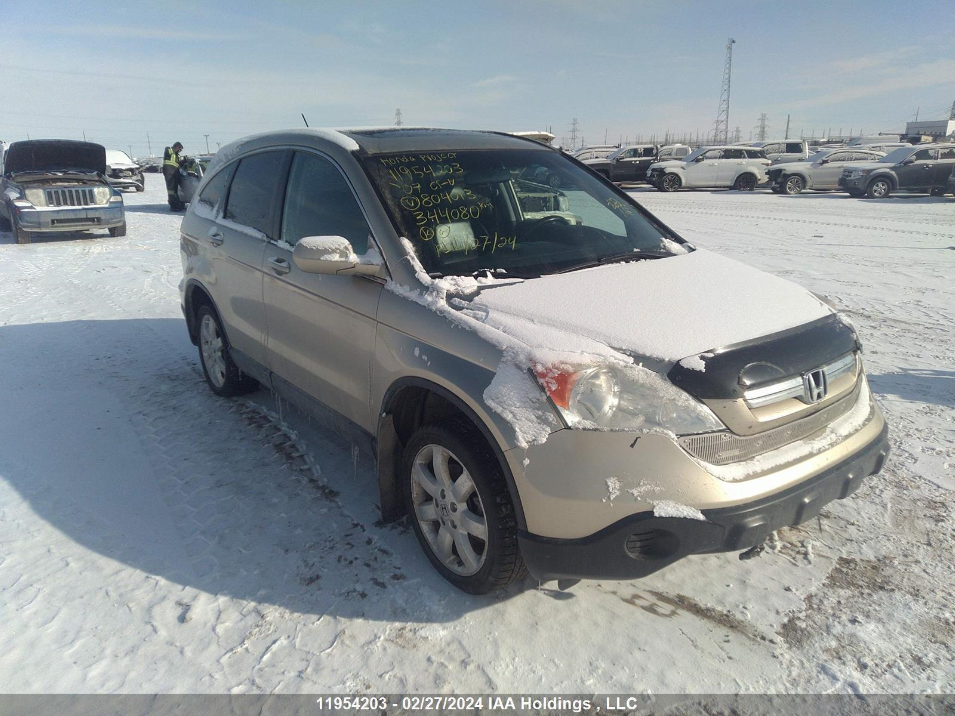 HONDA CR-V 2007 5j6re48707l804013