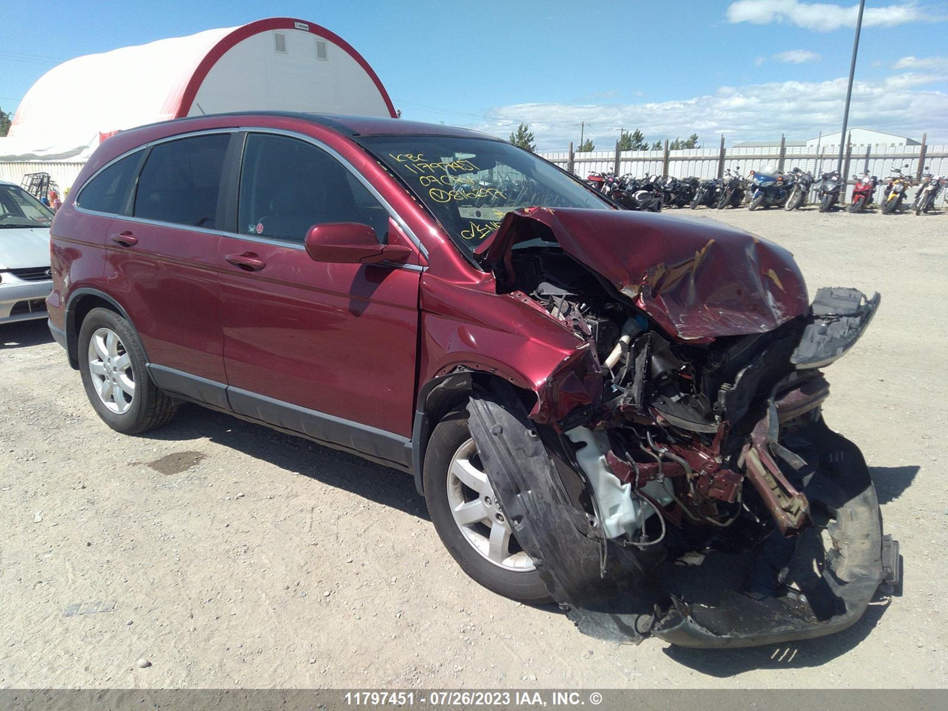 HONDA CR-V 2007 5j6re48717l816297