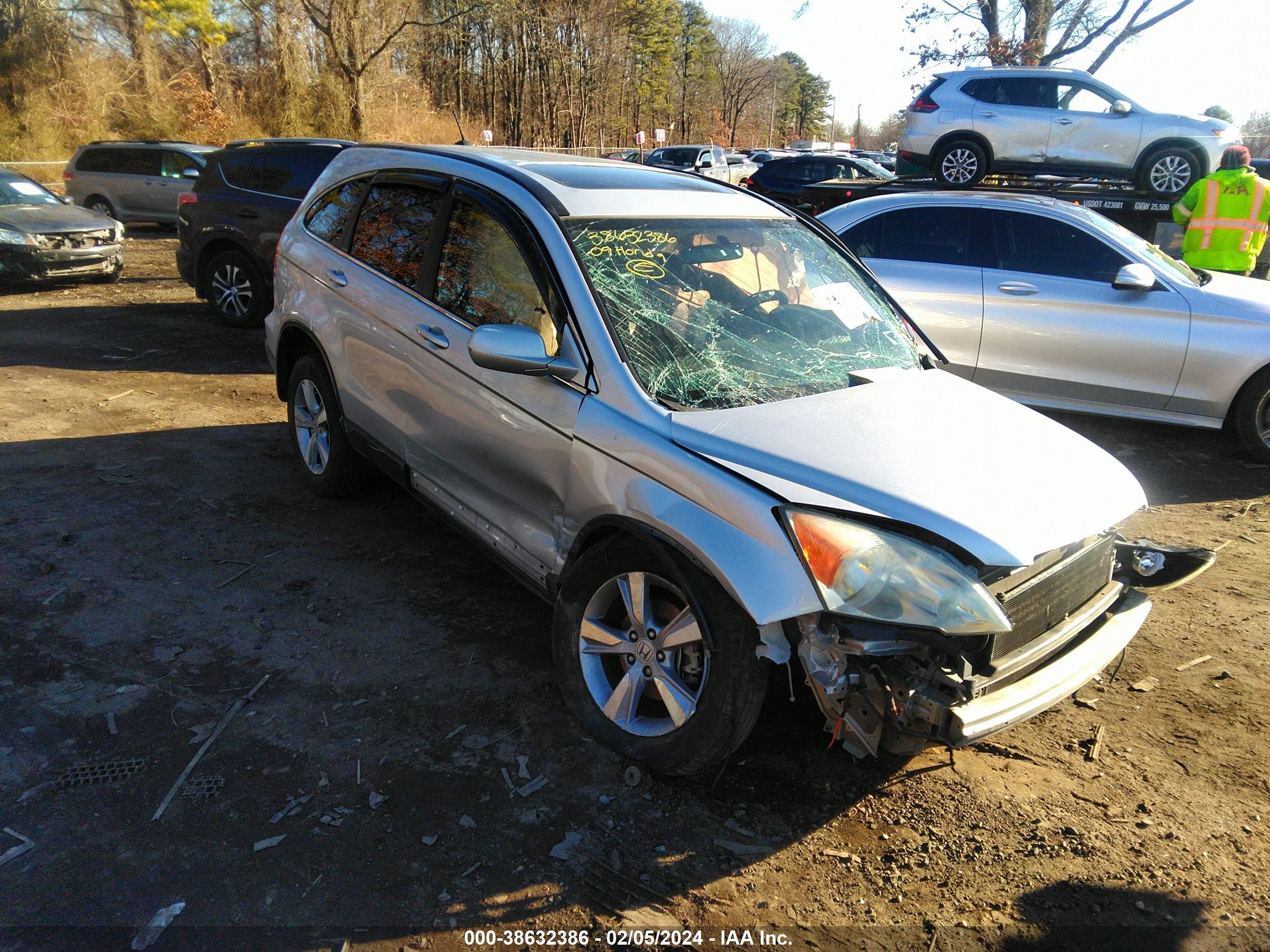 HONDA CR-V 2009 5j6re48719l024802