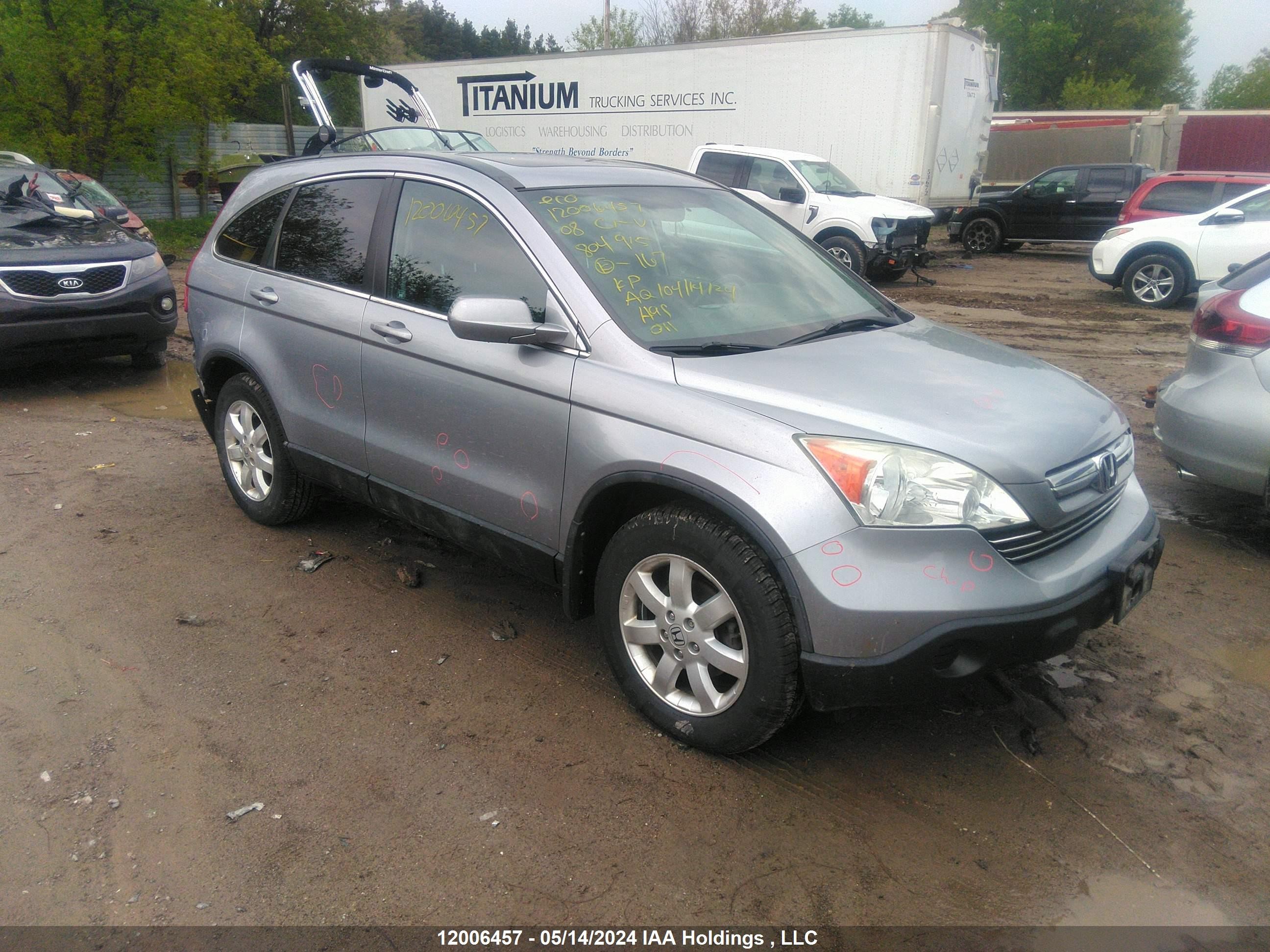 HONDA CR-V 2008 5j6re48758l804915