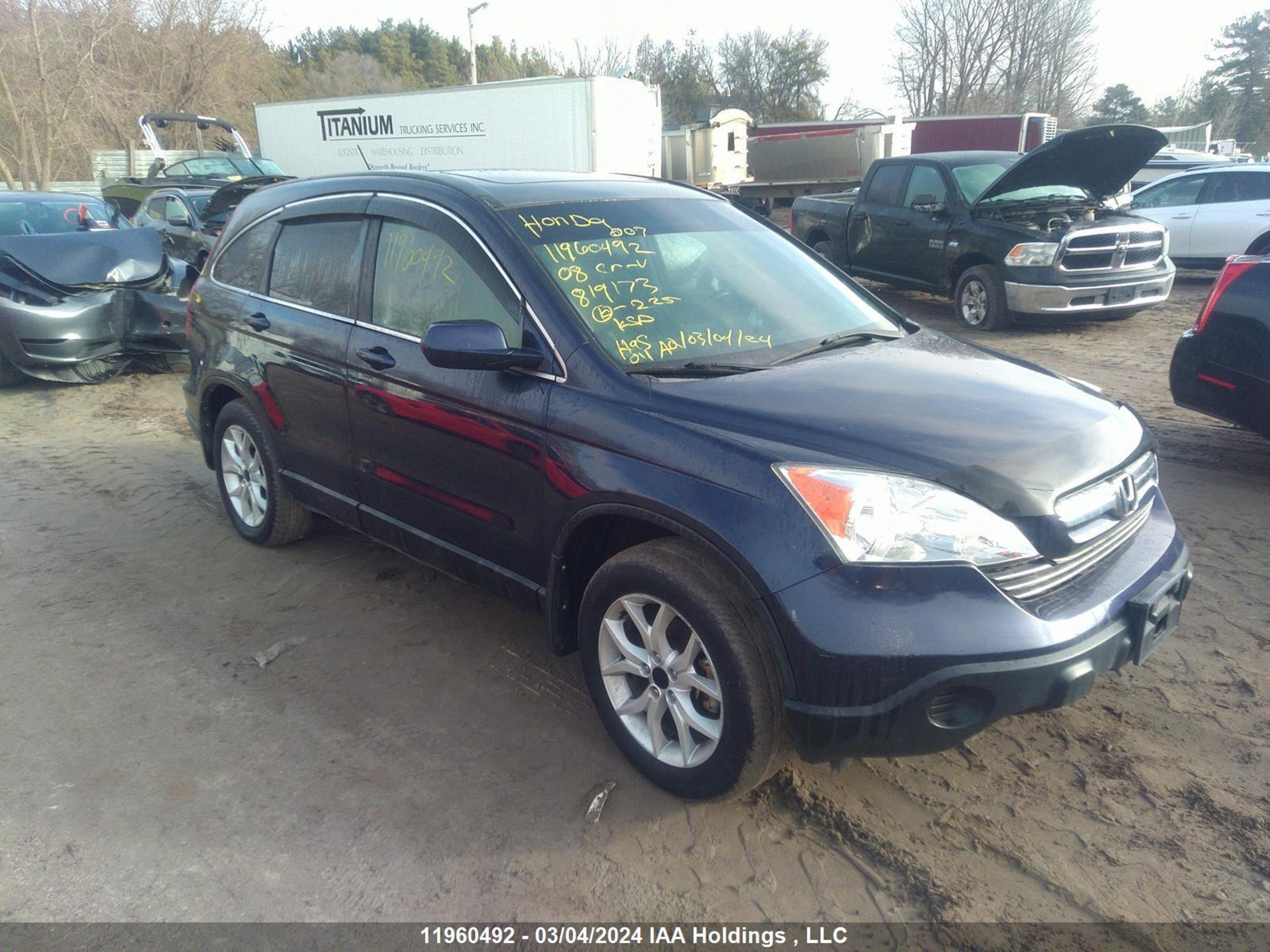 HONDA CR-V 2008 5j6re48778l819173