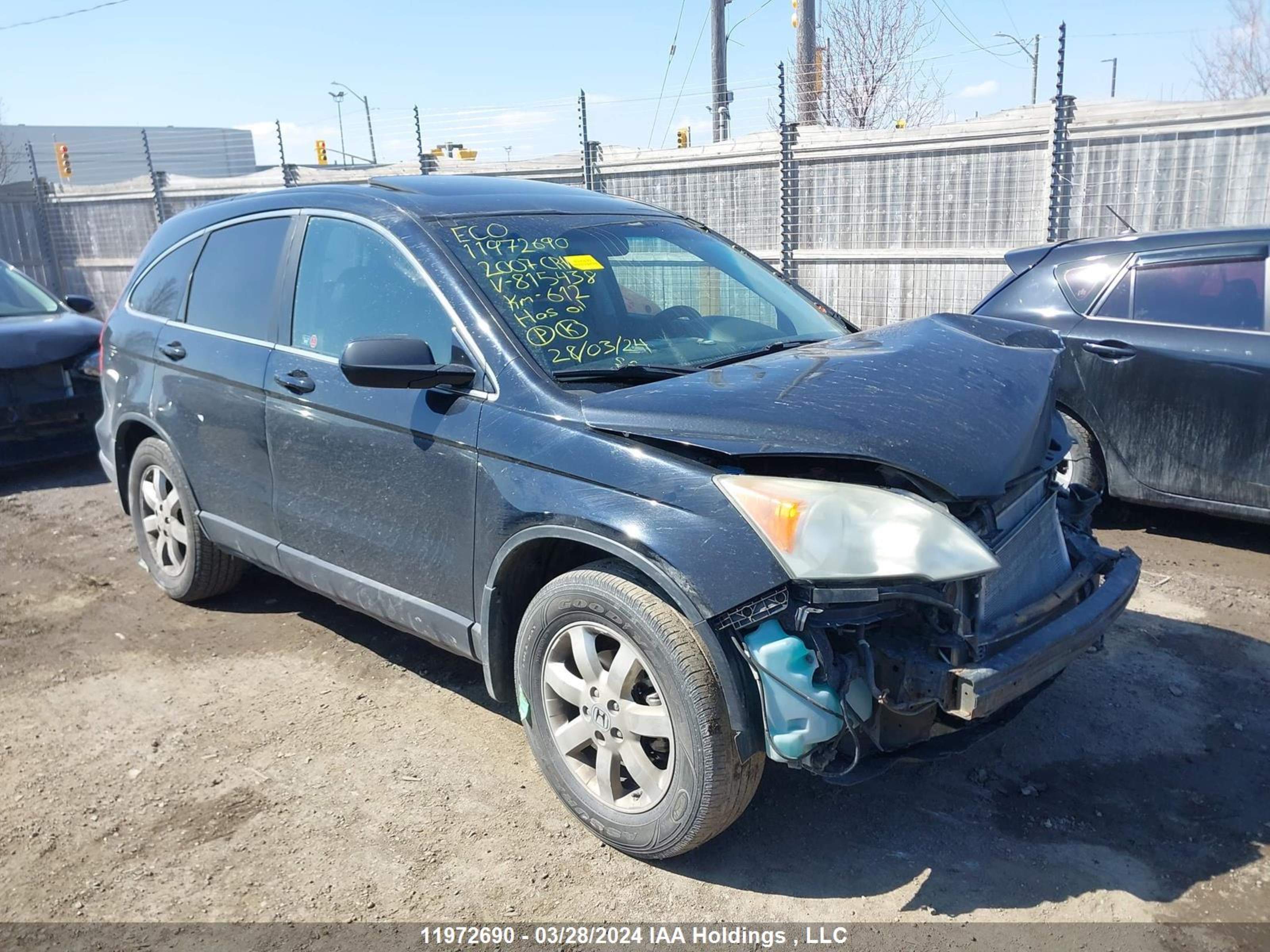 HONDA CR-V 2007 5j6re487x7l815438