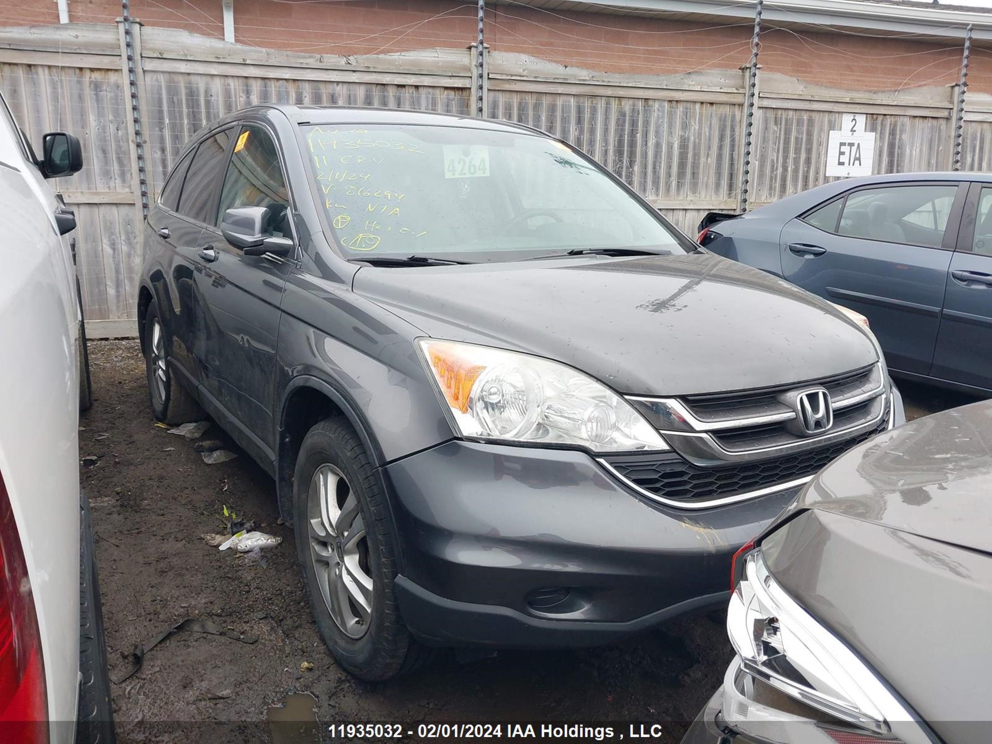 HONDA CR-V 2011 5j6re4h71bl816924