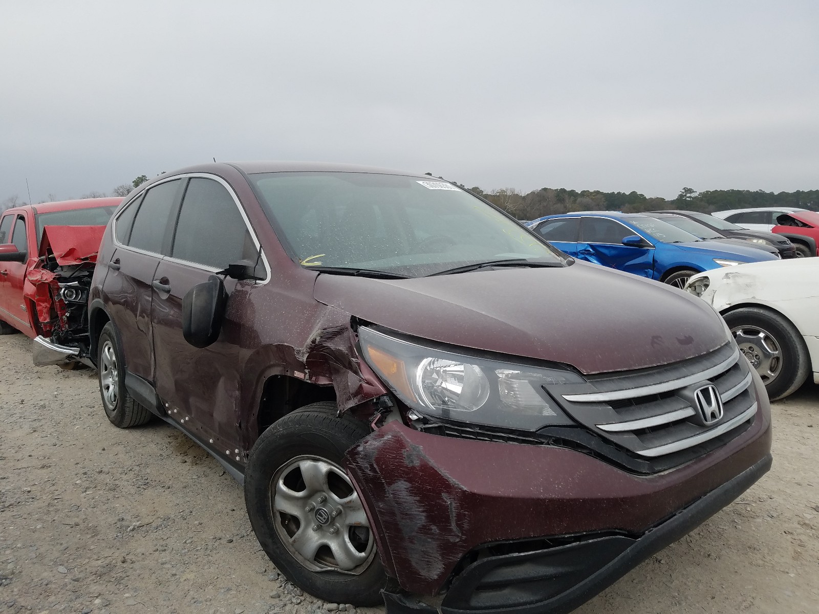 HONDA CR-V LX 2014 5j6rm3h3xel011910