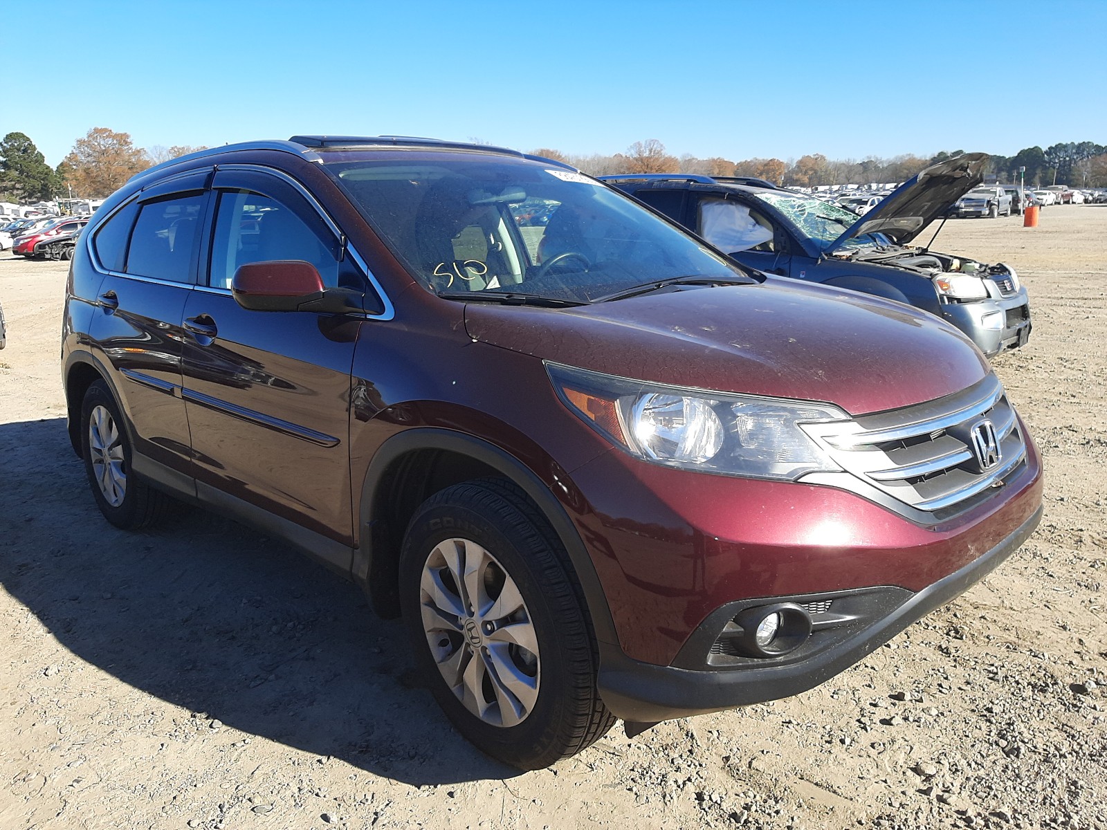 HONDA CR-V EXL 2014 5j6rm3h70el024460