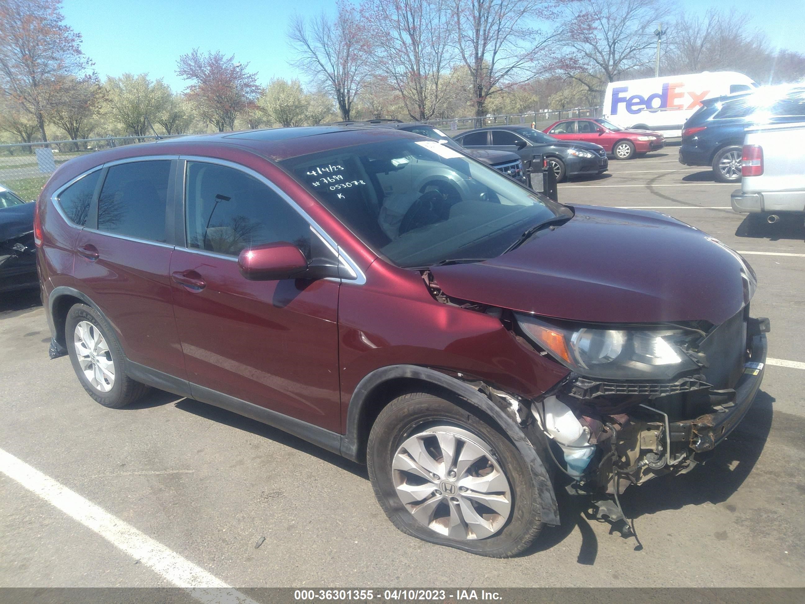 HONDA CR-V 2013 5j6rm4h51dl053078