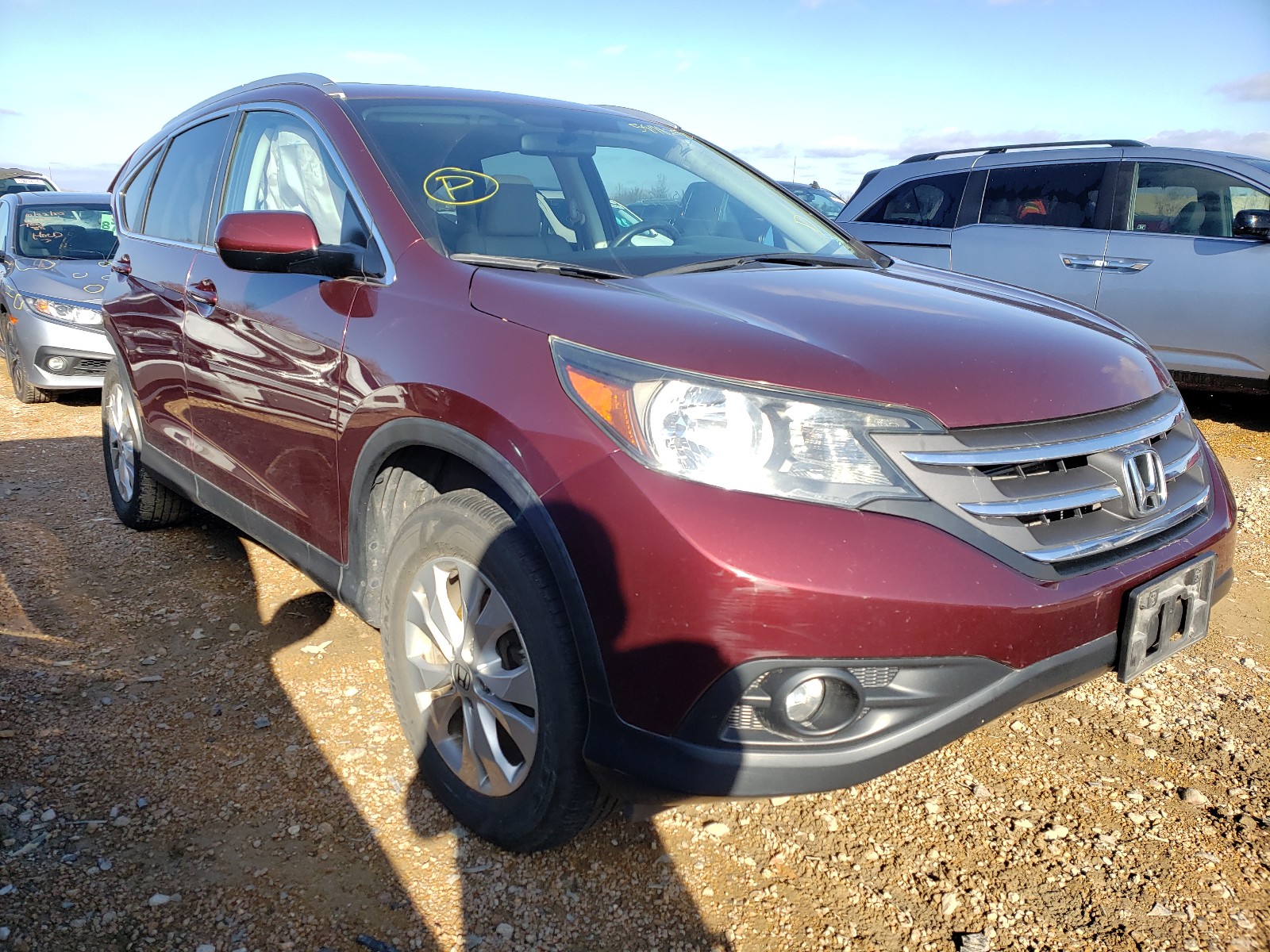 HONDA CR-V EXL 2014 5j6rm4h70el053513