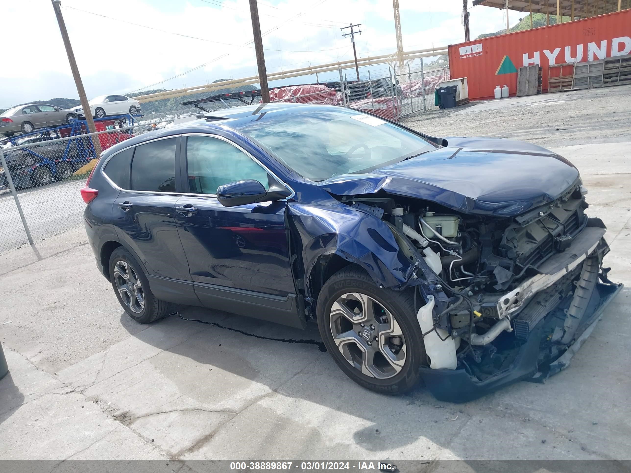 HONDA CR-V 2019 5j6rw1h56ka003214