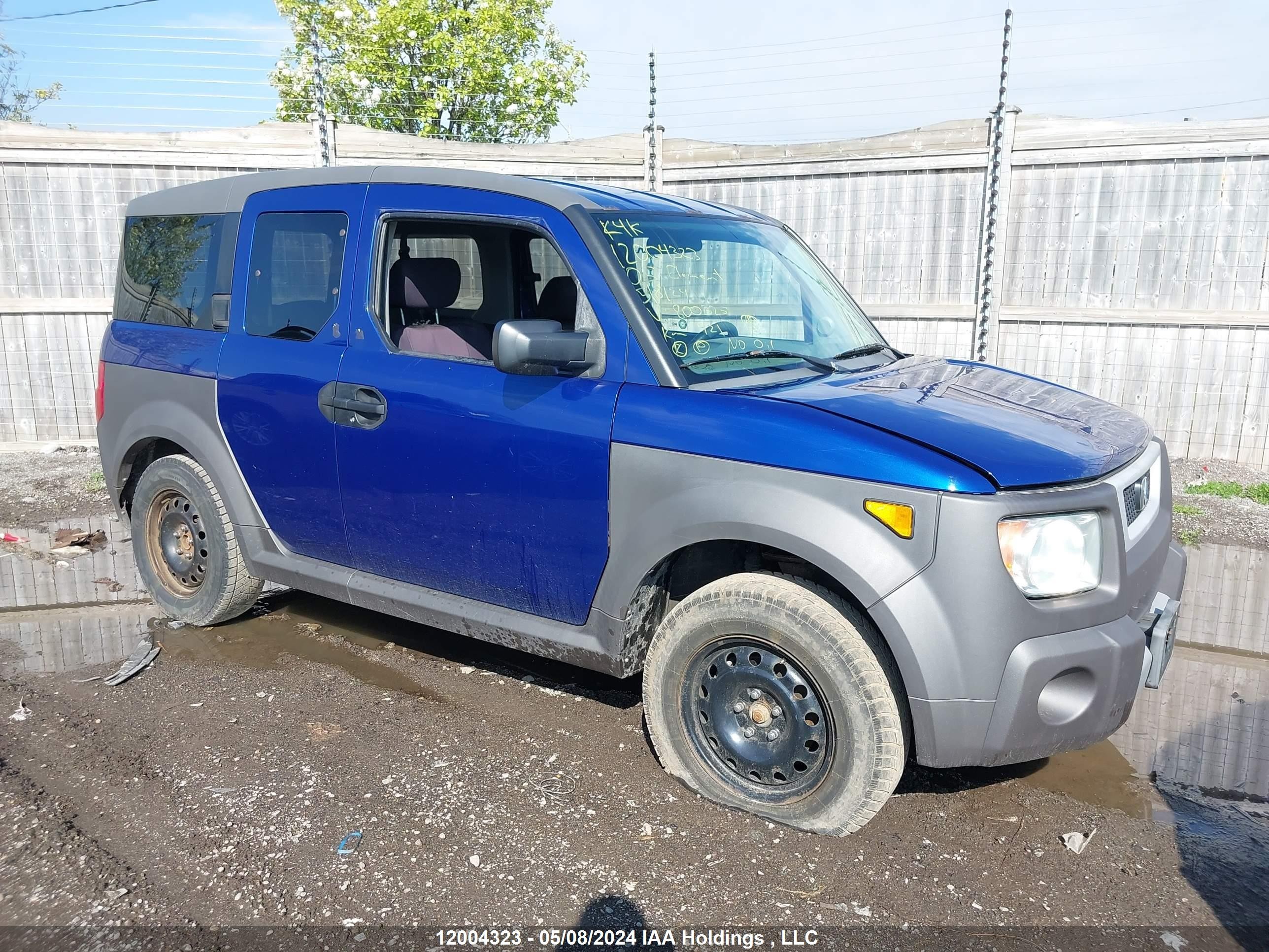 HONDA ELEMENT 2005 5j6yh17605l800325