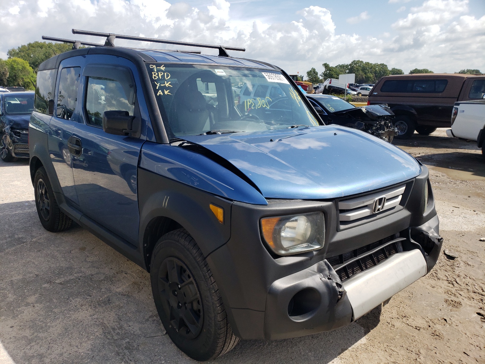 HONDA ELEMENT 2007 5j6yh18307l015732