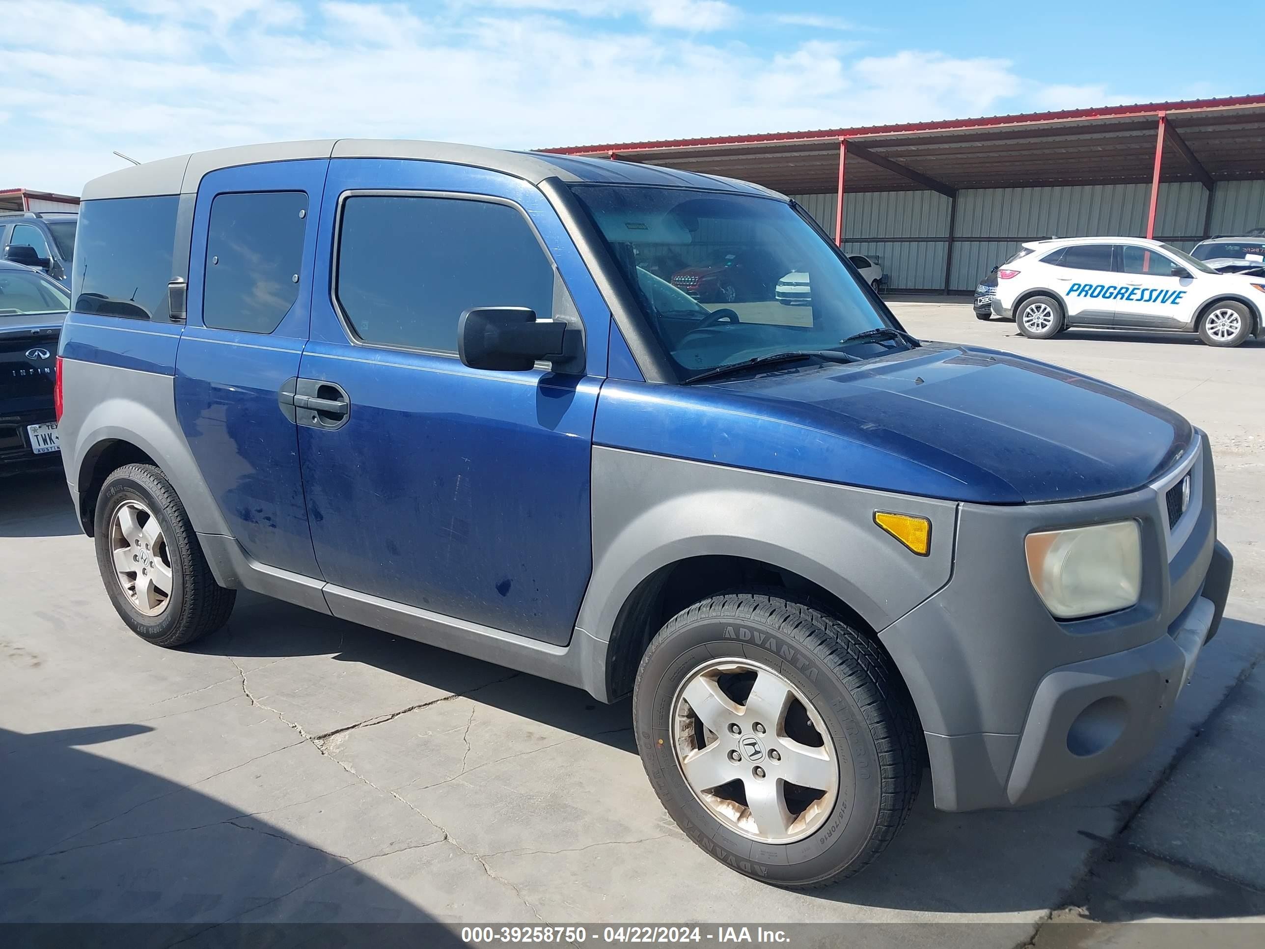 HONDA ELEMENT 2003 5j6yh18583l021659