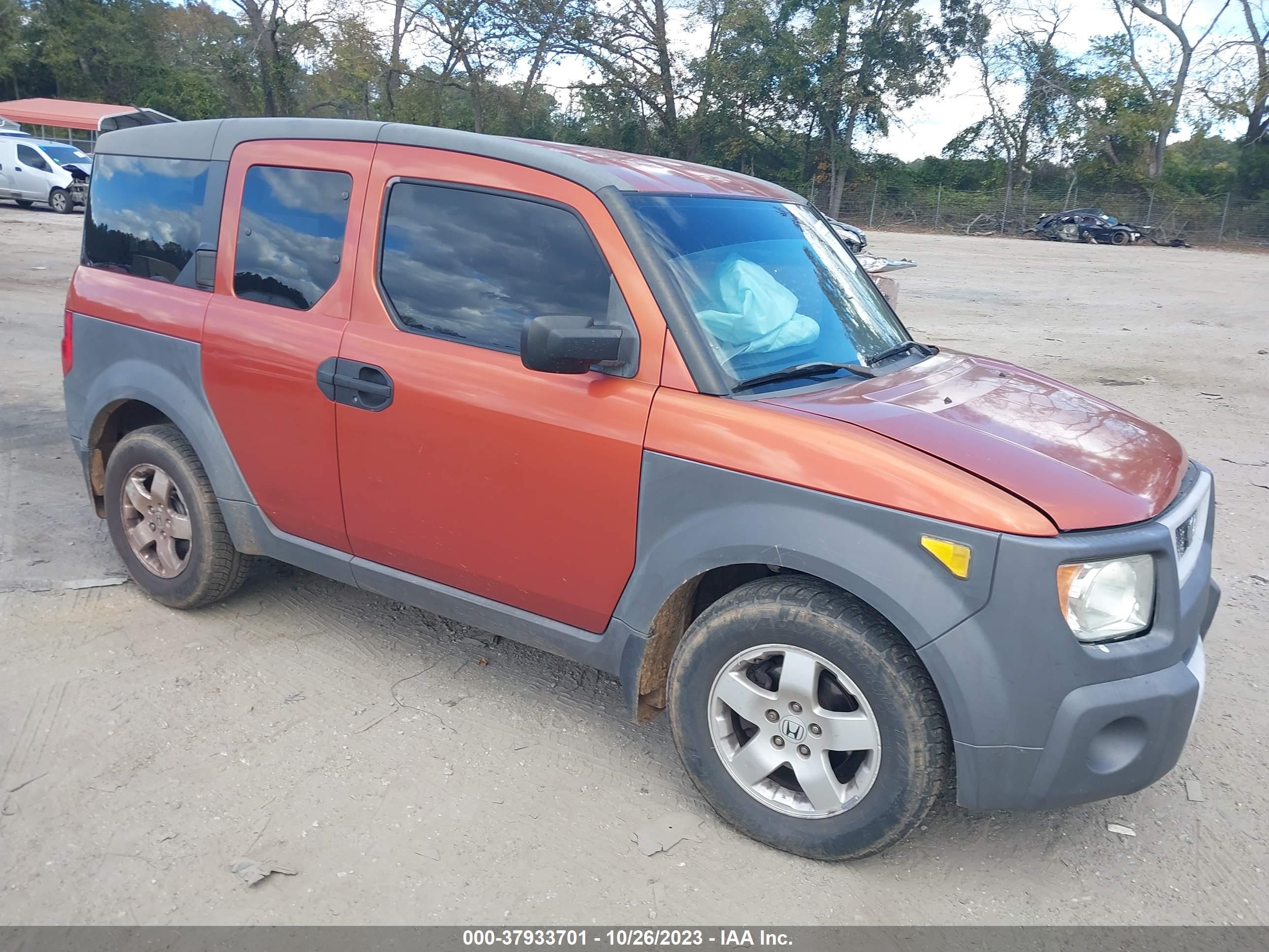 HONDA ELEMENT 2004 5j6yh185x4l015752