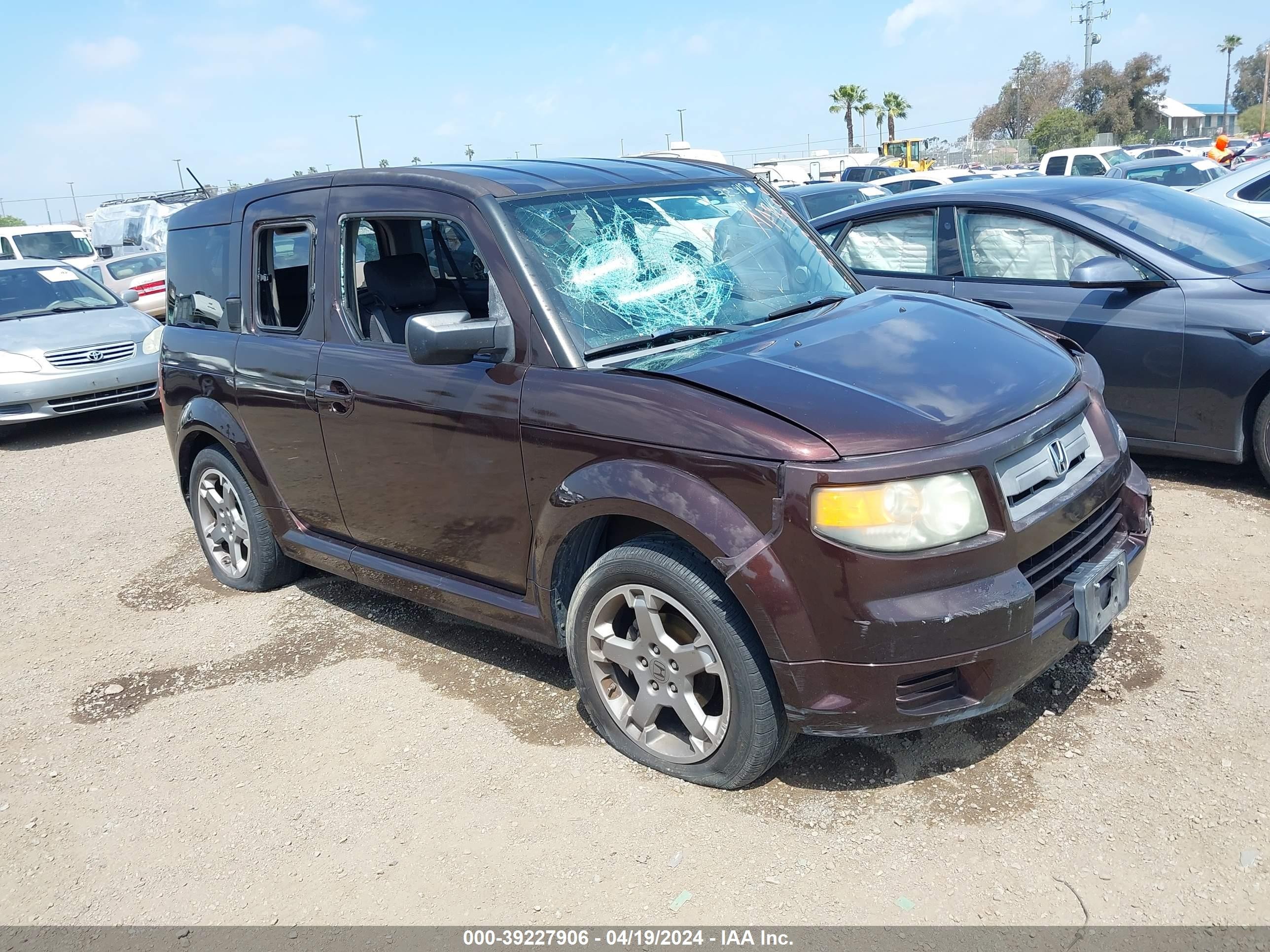 HONDA ELEMENT 2008 5j6yh18918l012506