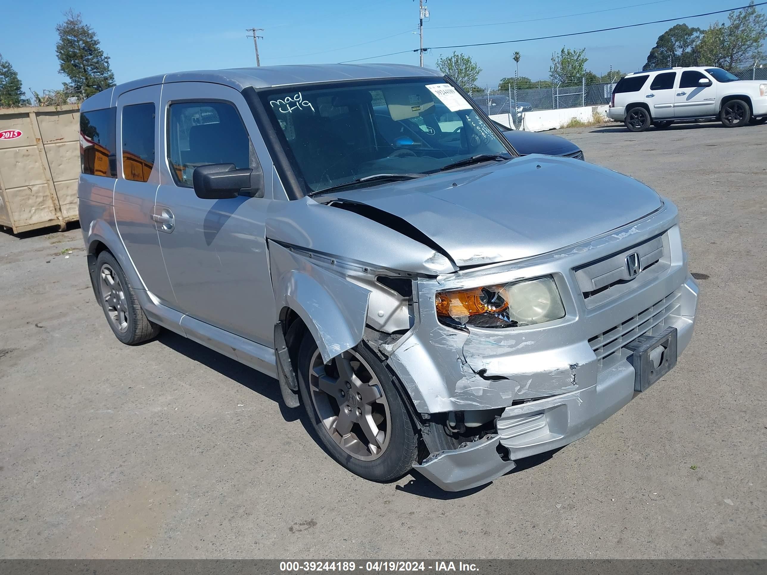 HONDA ELEMENT 2007 5j6yh18967l004819