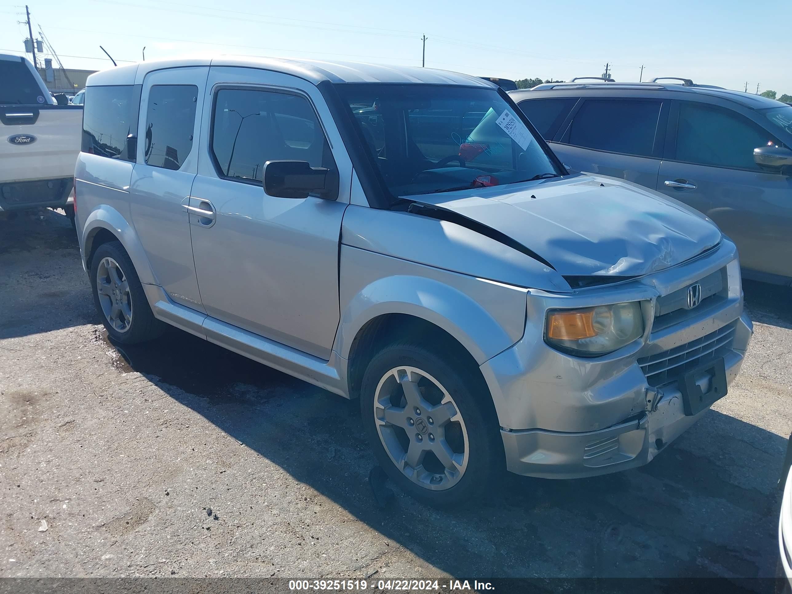 HONDA ELEMENT 2007 5j6yh189x7l008968