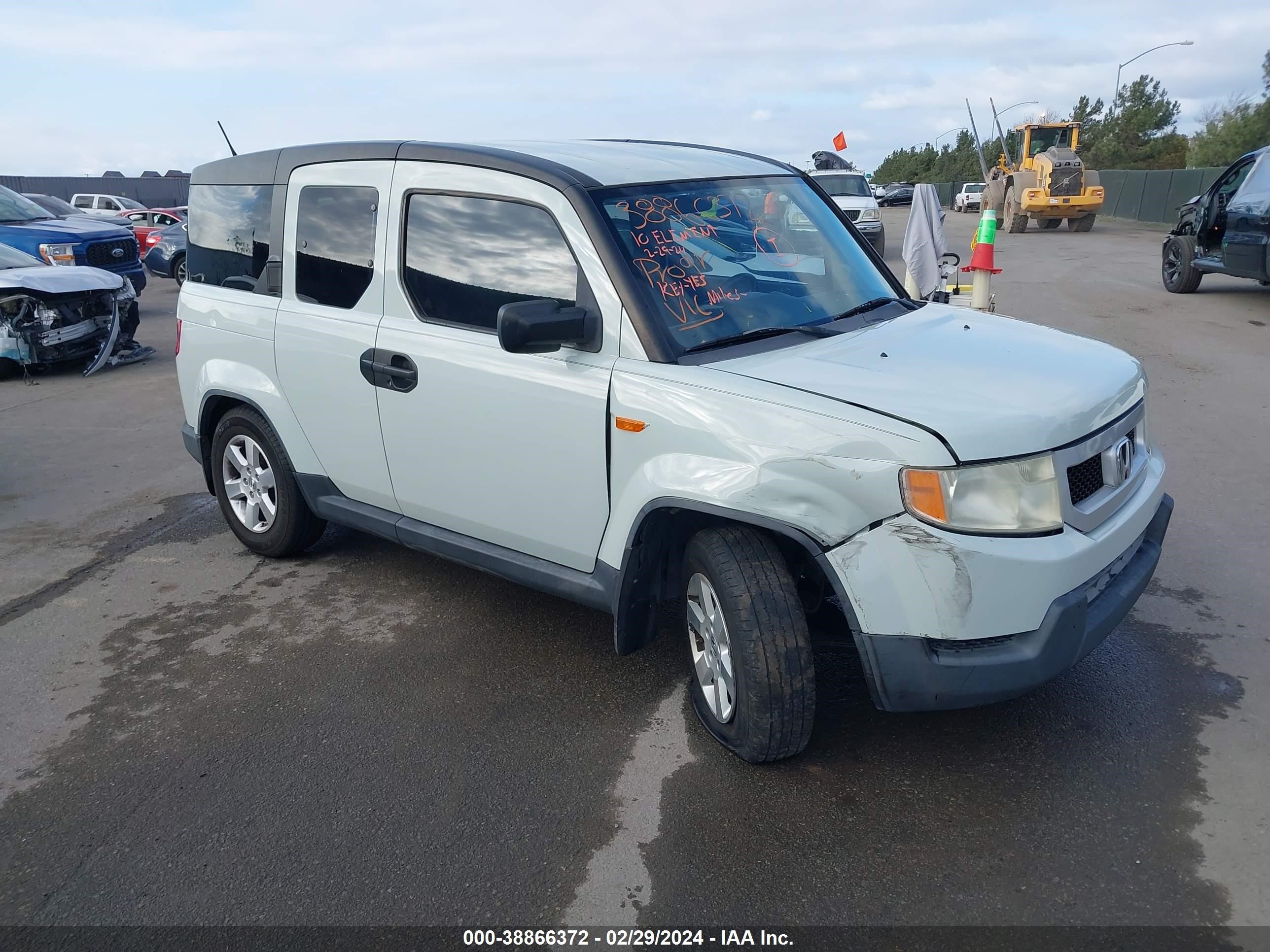 HONDA ELEMENT 2010 5j6yh1h76al003191