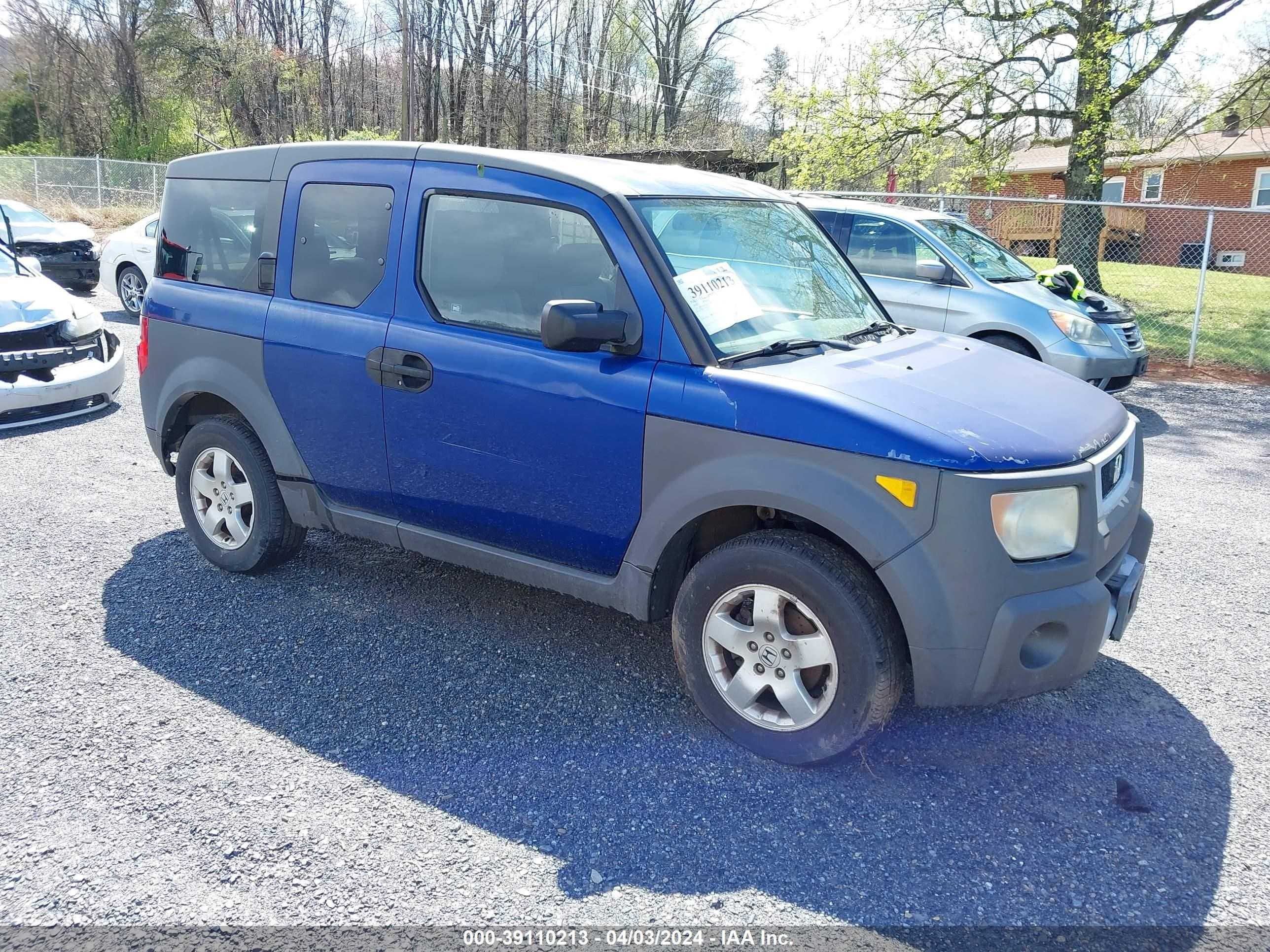 HONDA ELEMENT 2004 5j6yh28514l023258