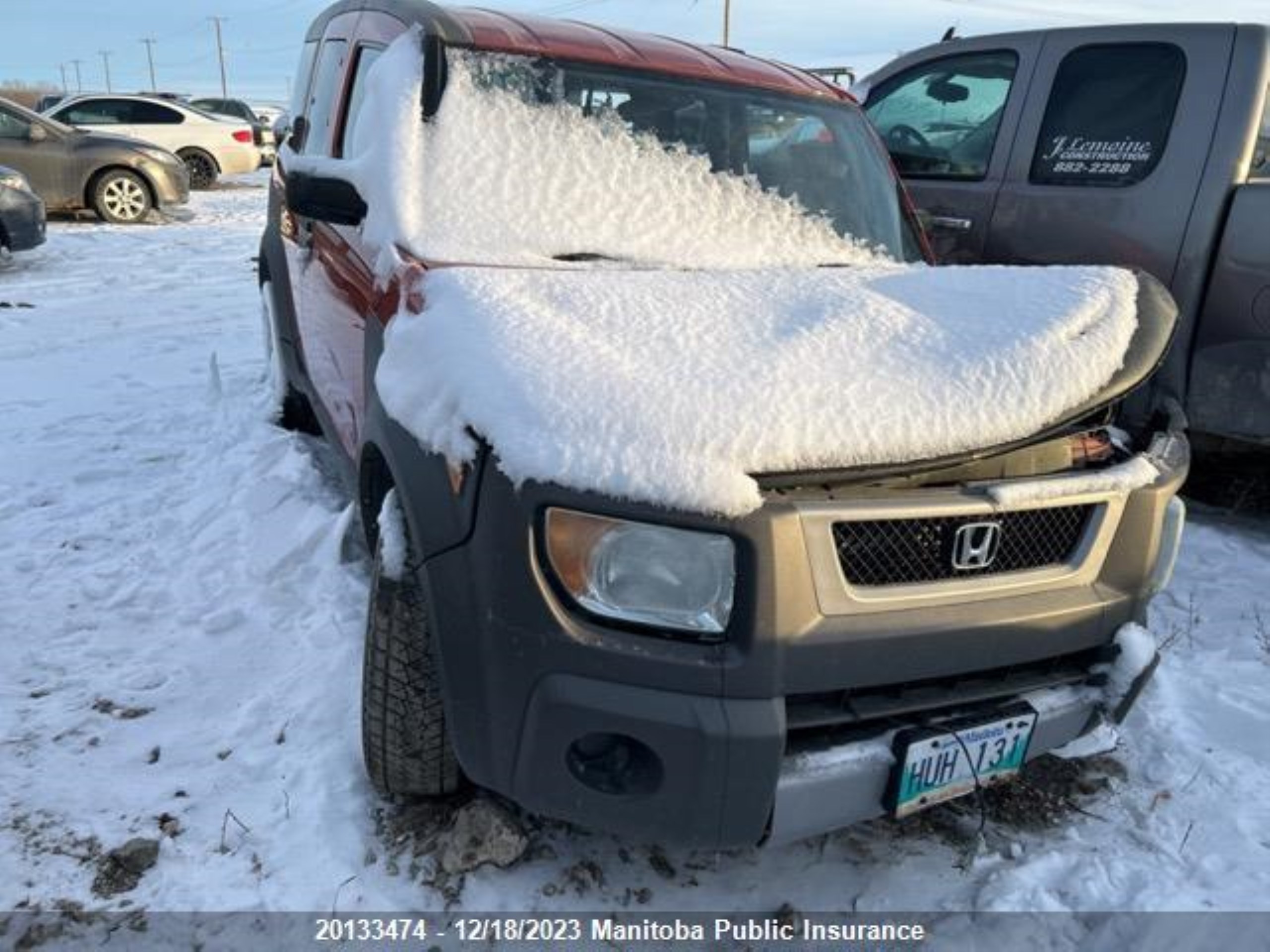 HONDA ELEMENT 2004 5j6yh28514l801039