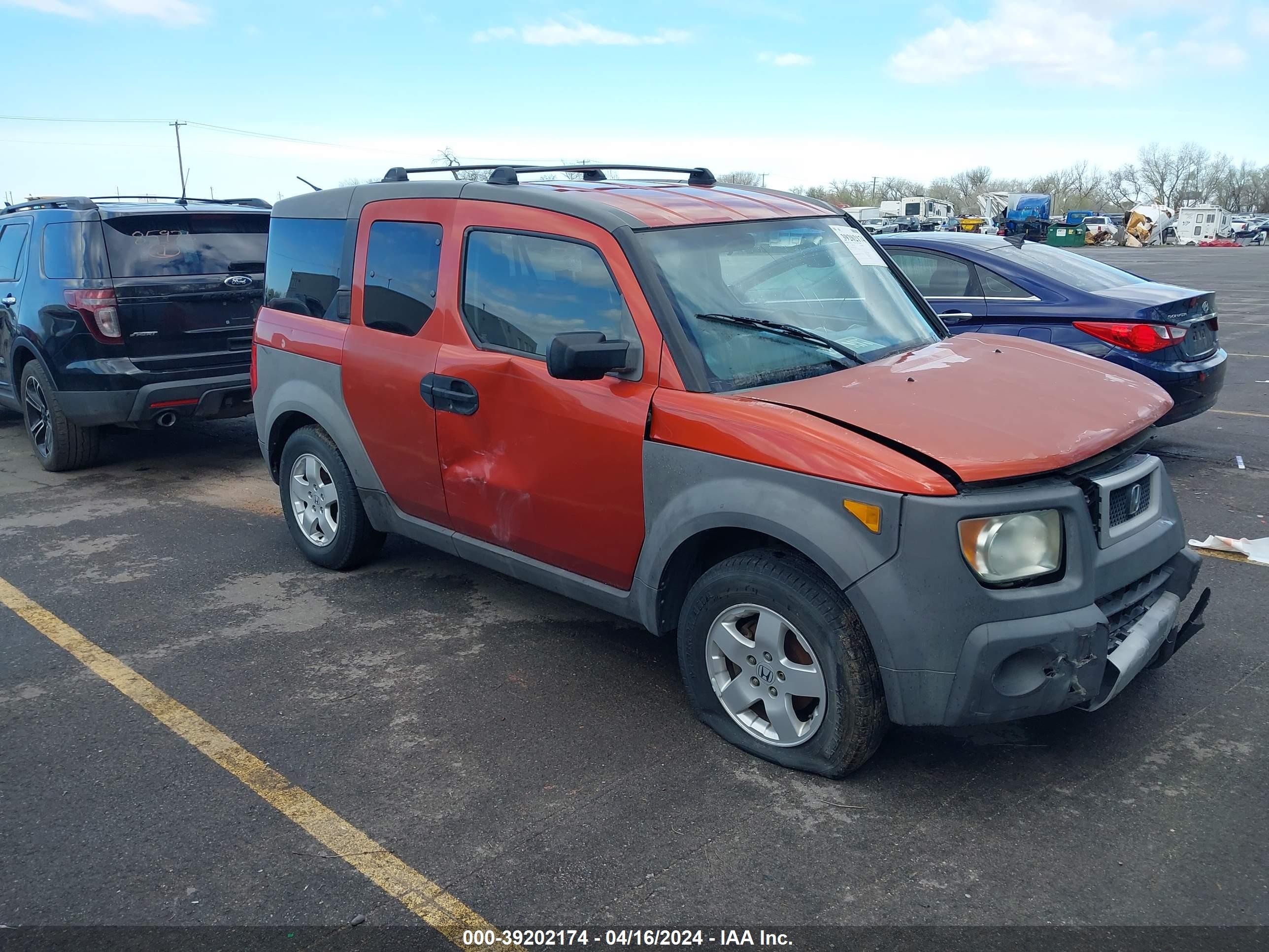 HONDA ELEMENT 2004 5j6yh28554l032187