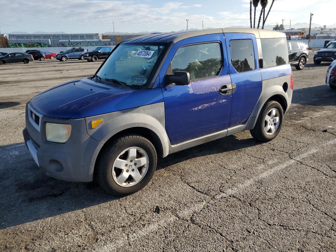 HONDA ELEMENT 2004 5j6yh28574l011566