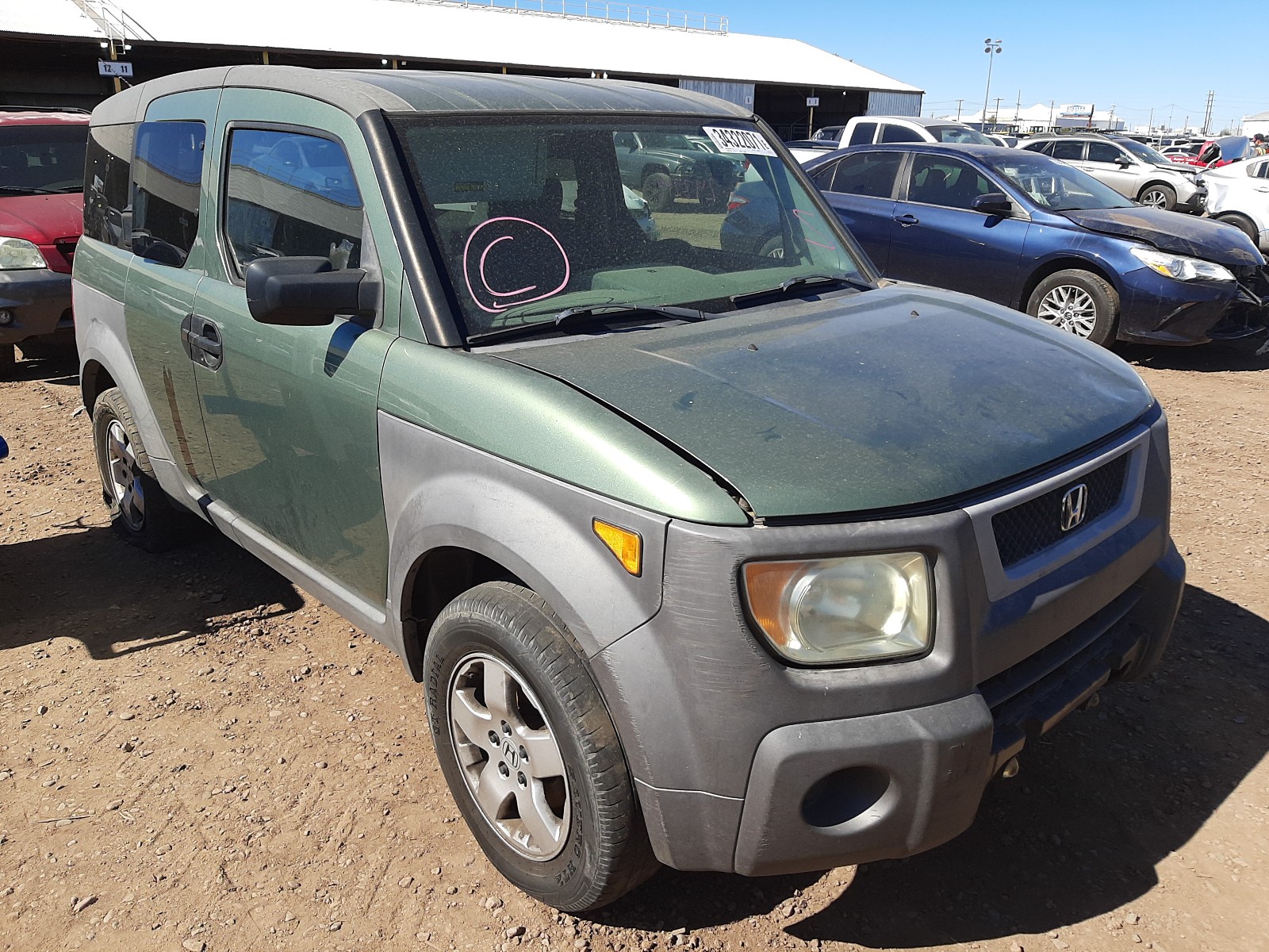 HONDA ELEMENT EX 2003 5j6yh28583l028715