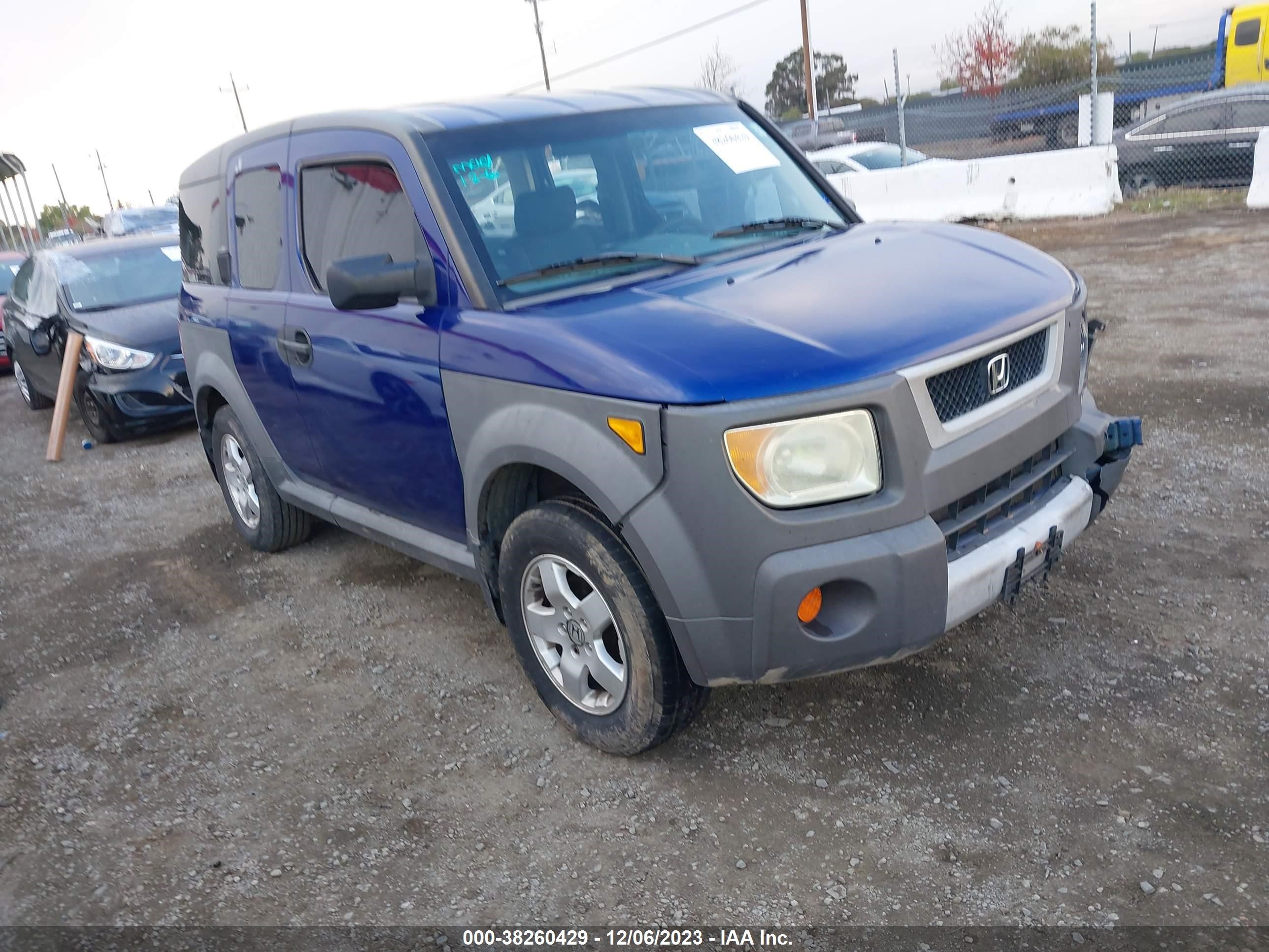 HONDA ELEMENT 2005 5j6yh286x5l023625