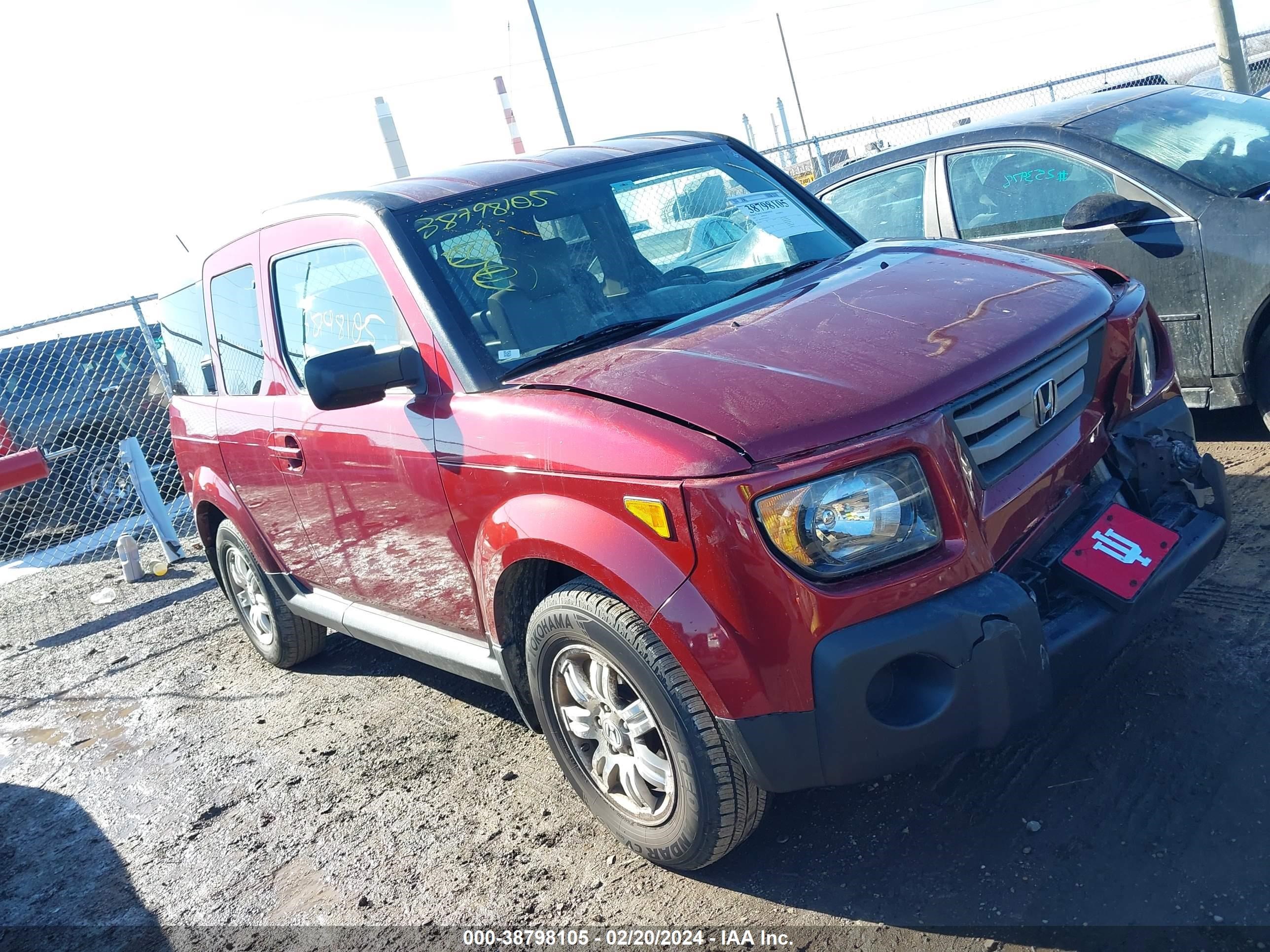 HONDA ELEMENT 2007 5j6yh28717l007311