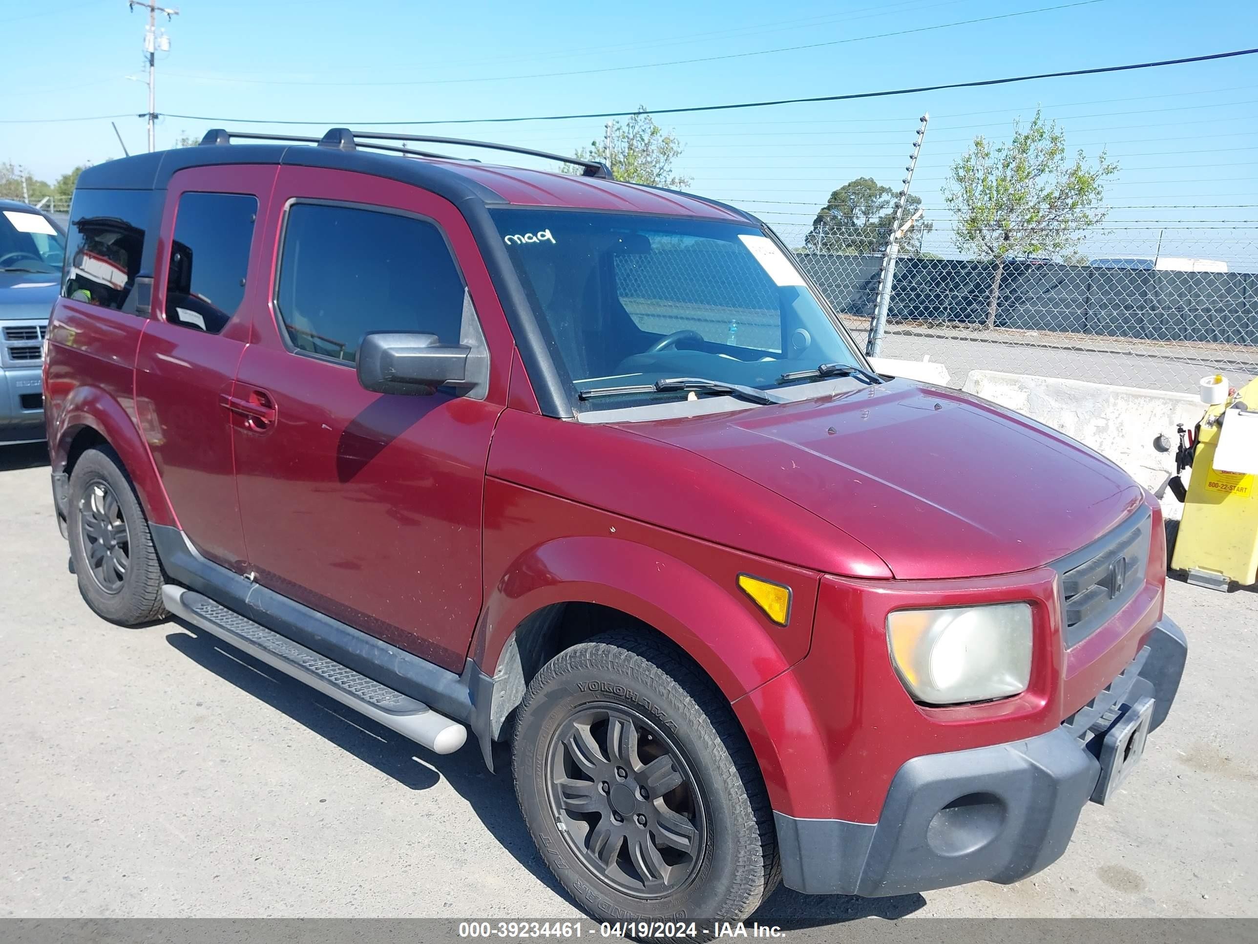 HONDA ELEMENT 2007 5j6yh28727l003171